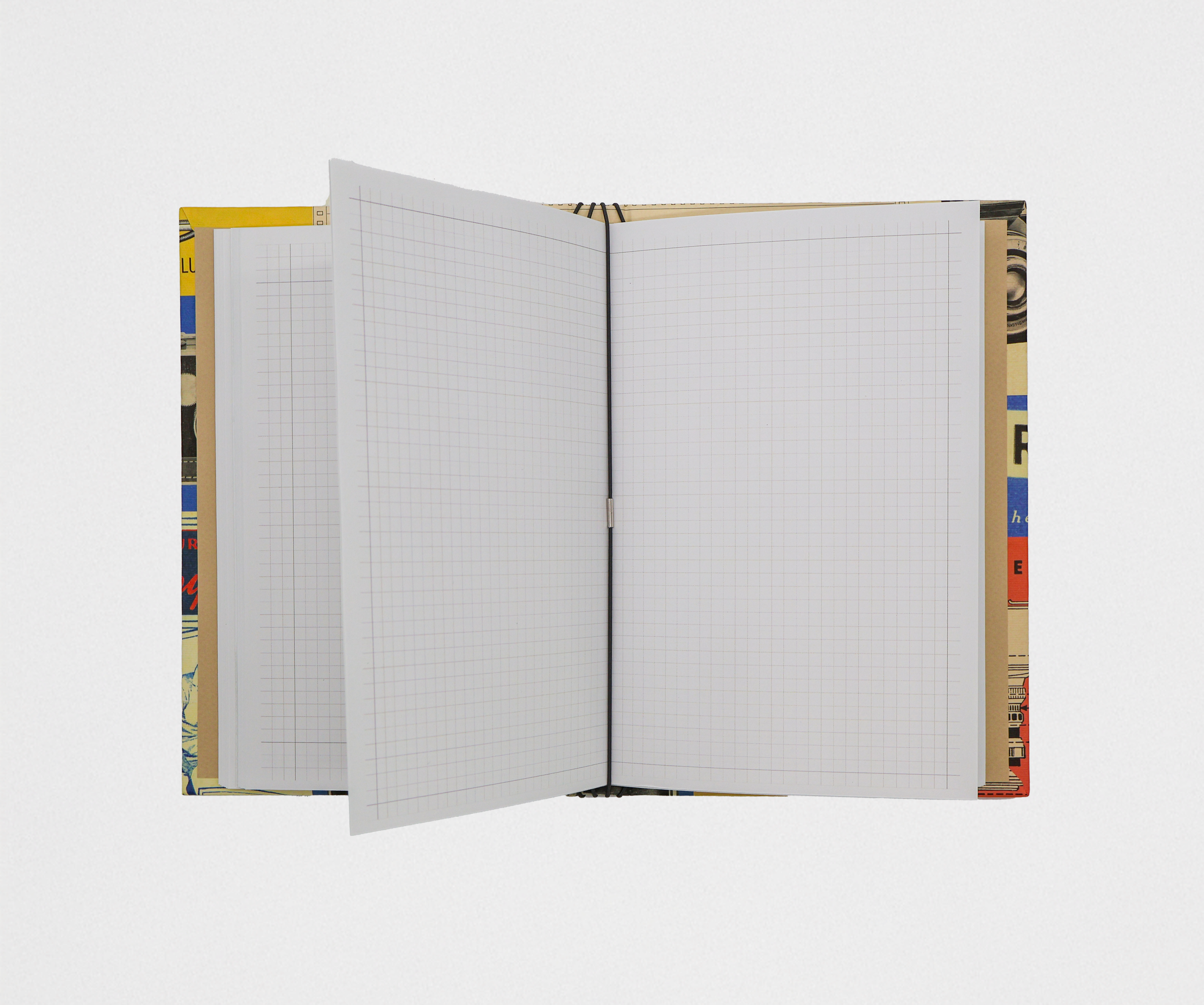 Vintage Photography Refillable Grid Journal