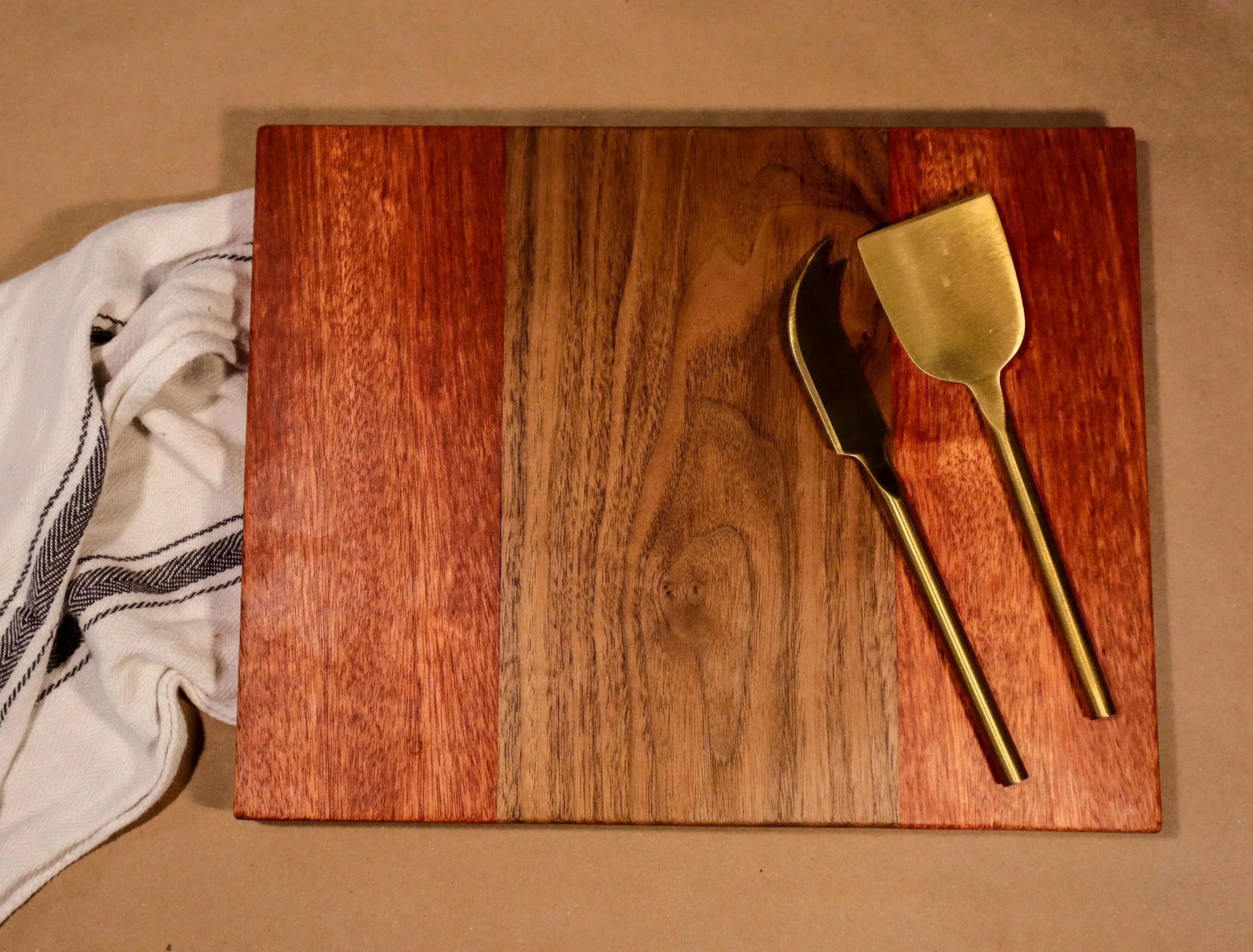 Blood Wood & Walnut Cutting Board