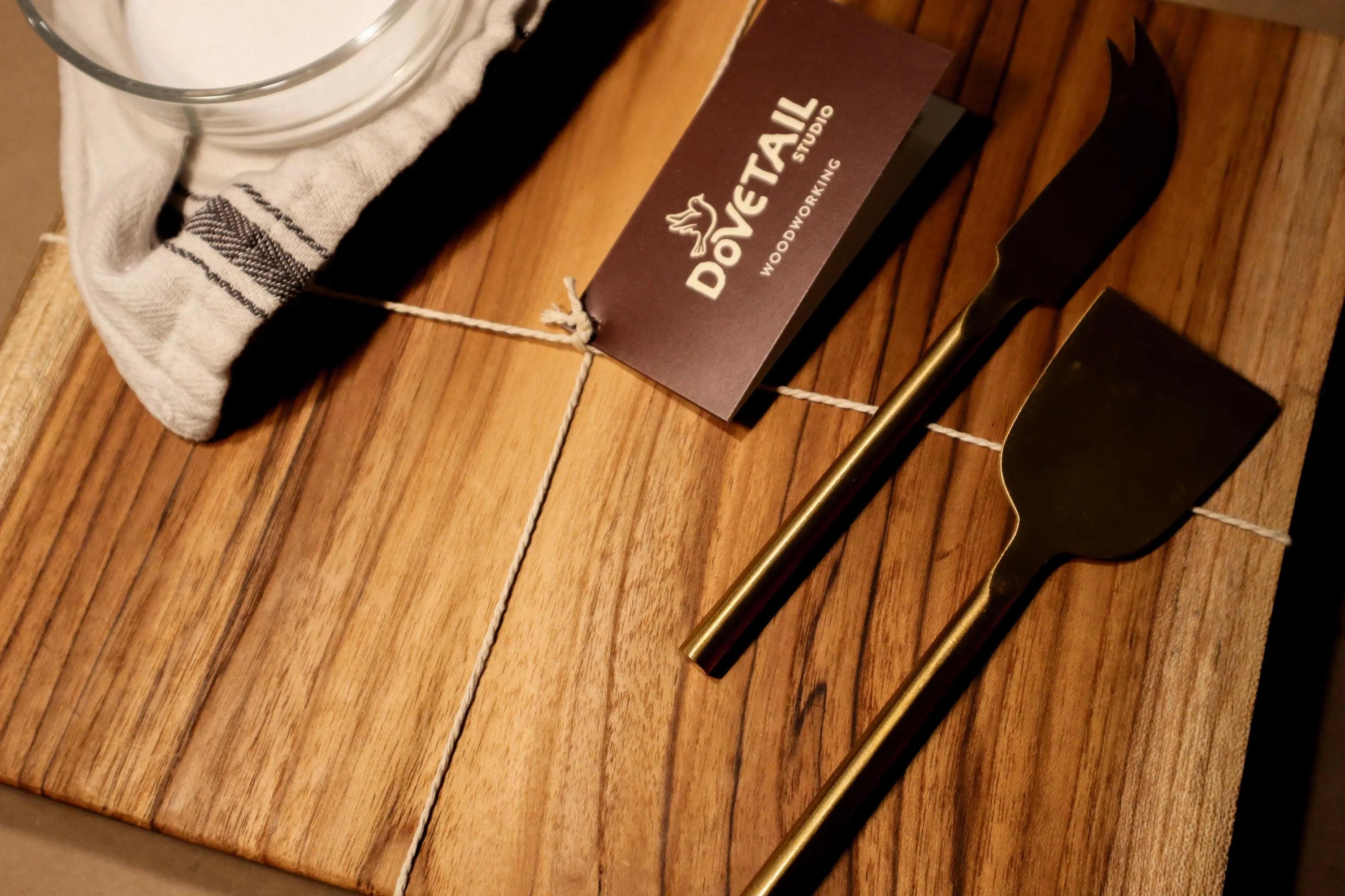 Raw Edge Teak Cutting Board