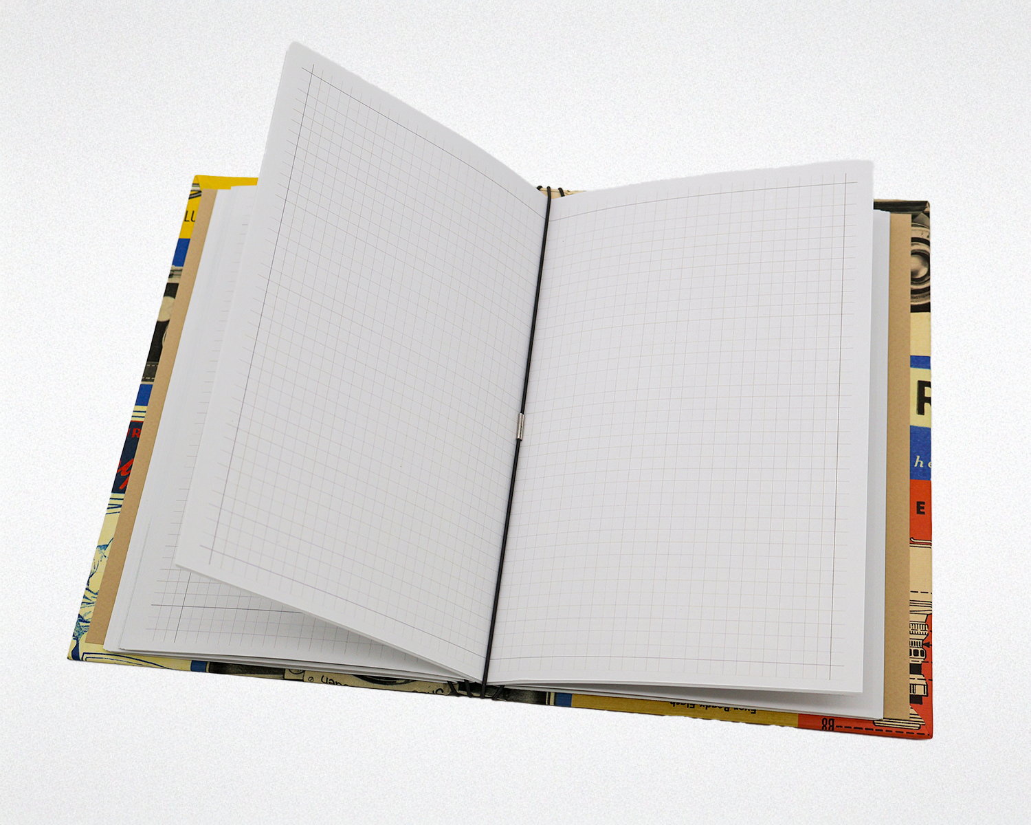 Vintage Photography Refillable Grid Journal