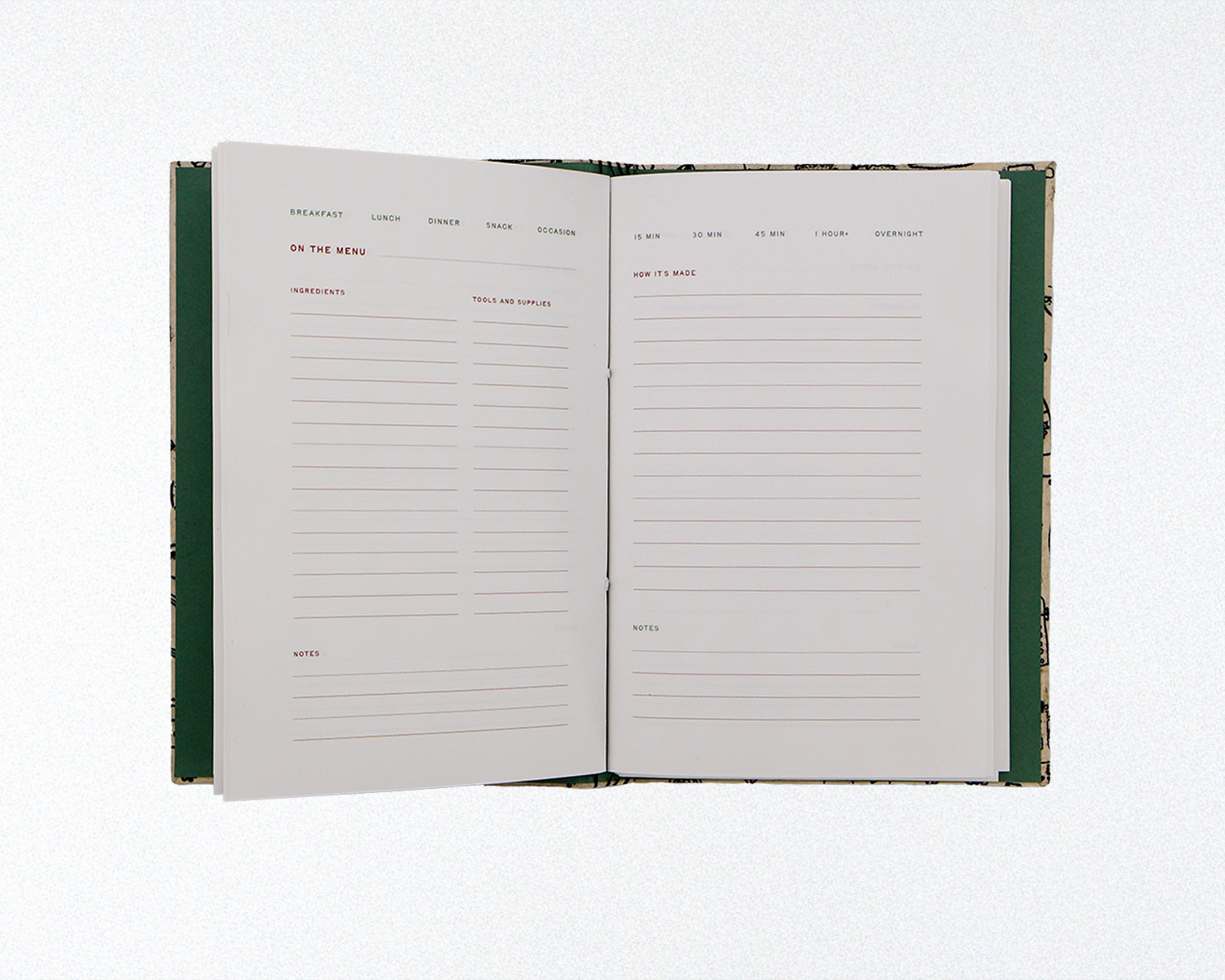 Kitchen Icons Recipe Log