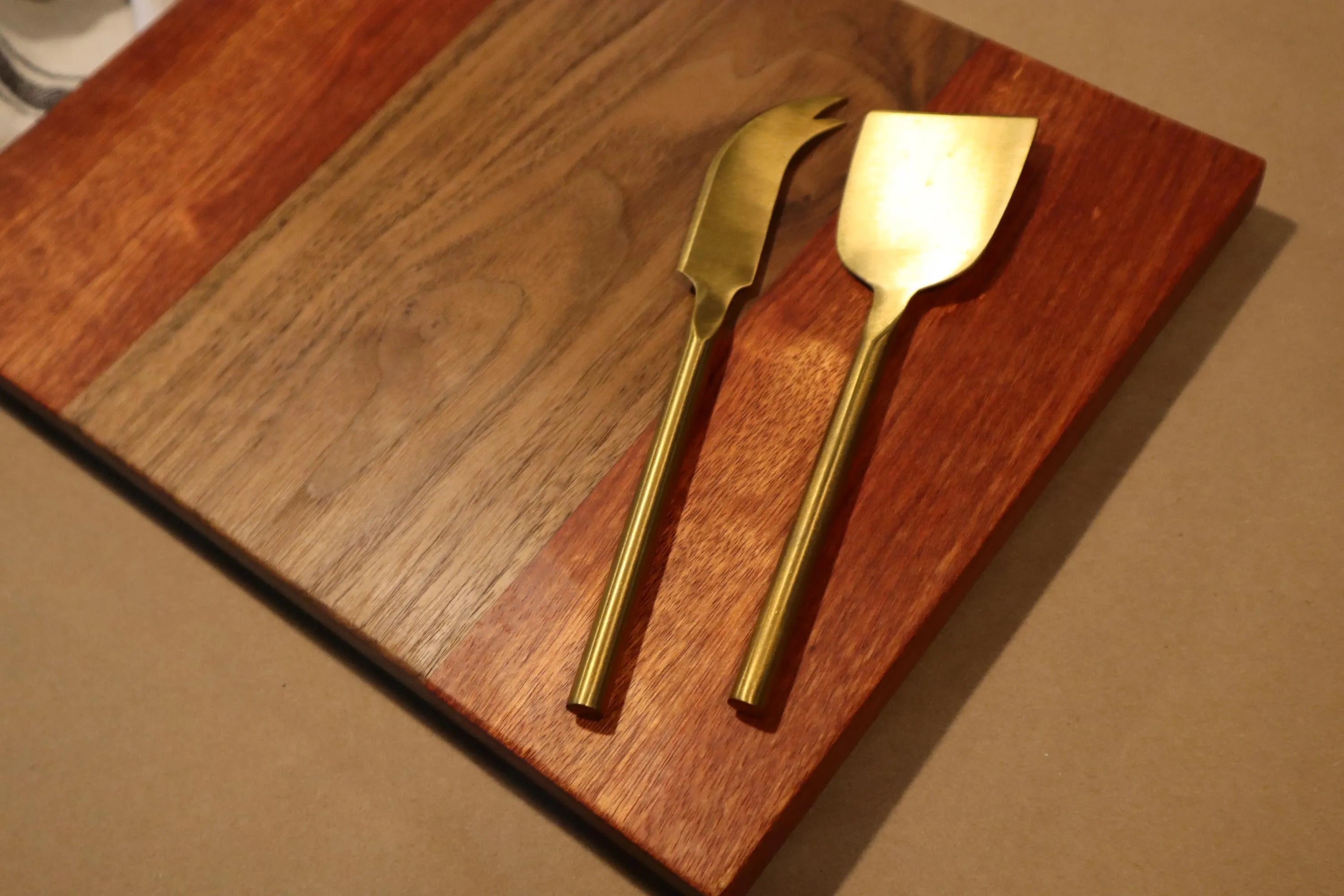 Blood Wood & Walnut Cutting Board