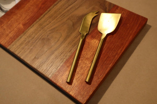 Blood Wood & Walnut Cutting Board