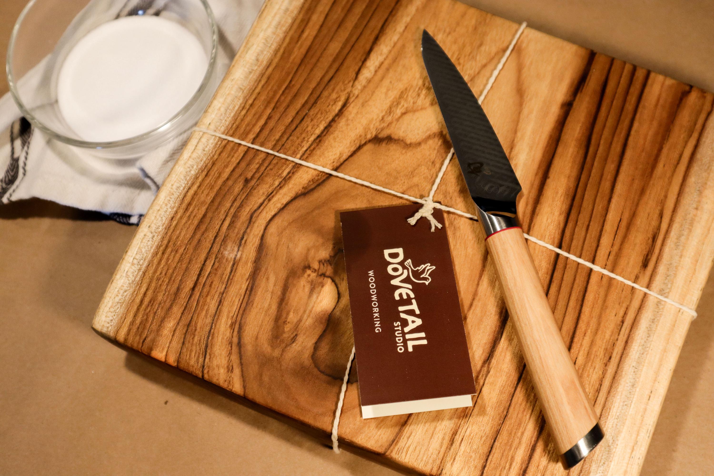 Live Edge Teak Board