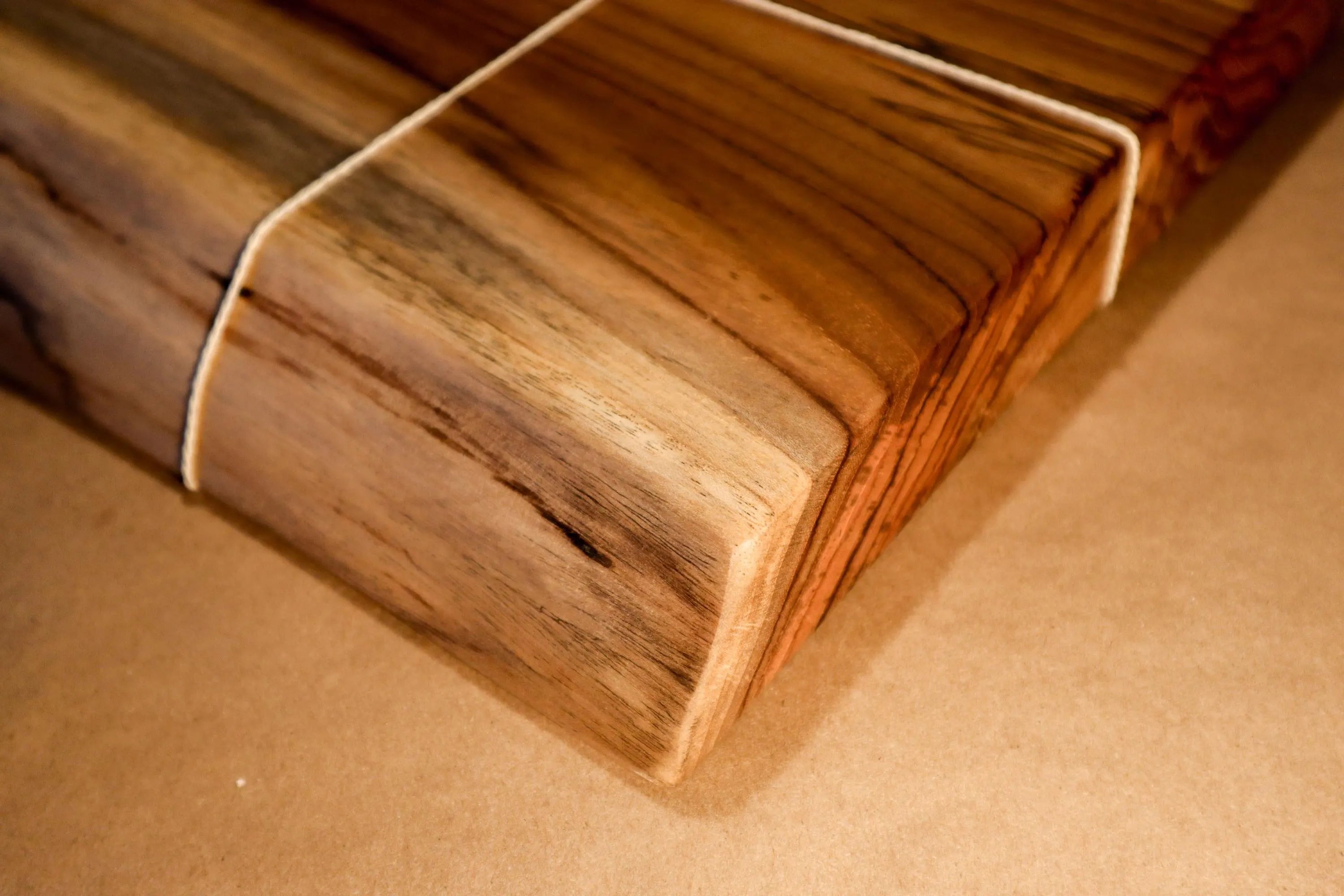 Raw Edge Teak Cutting Board