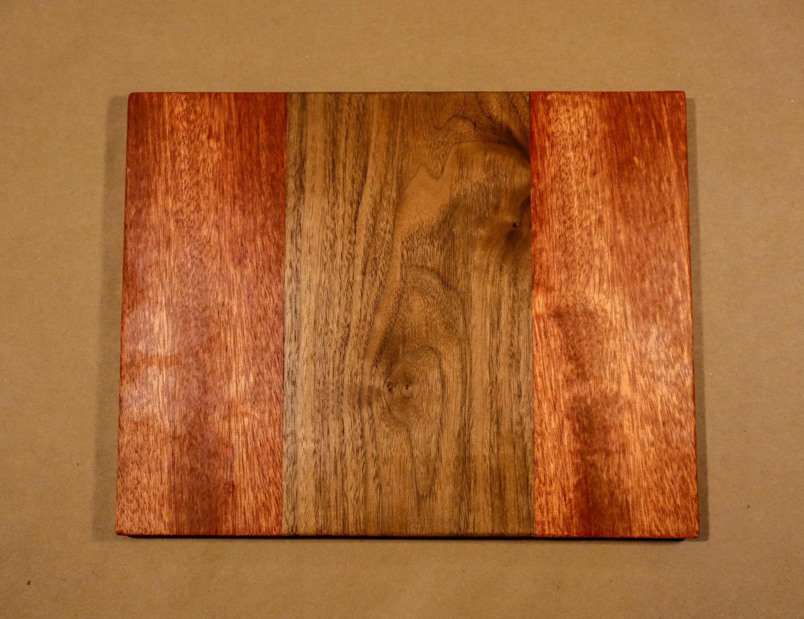 Blood Wood & Walnut Cutting Board