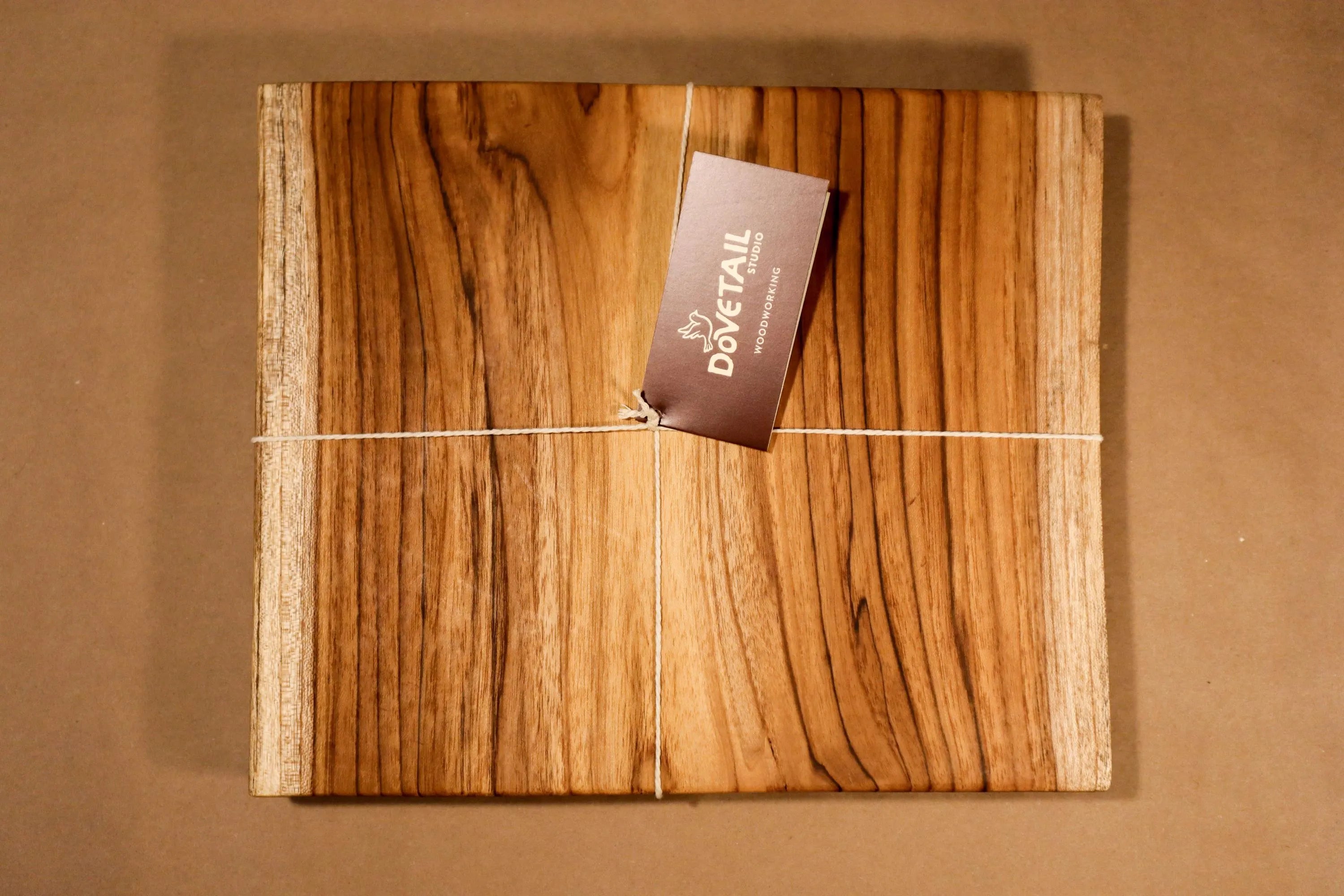Raw Edge Teak Cutting Board