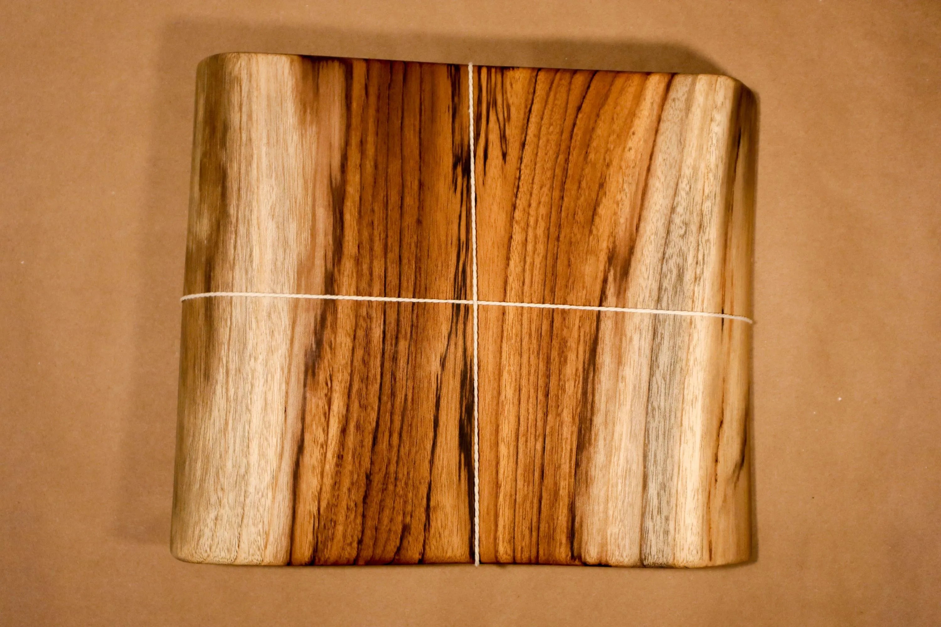 Raw Edge Teak Cutting Board