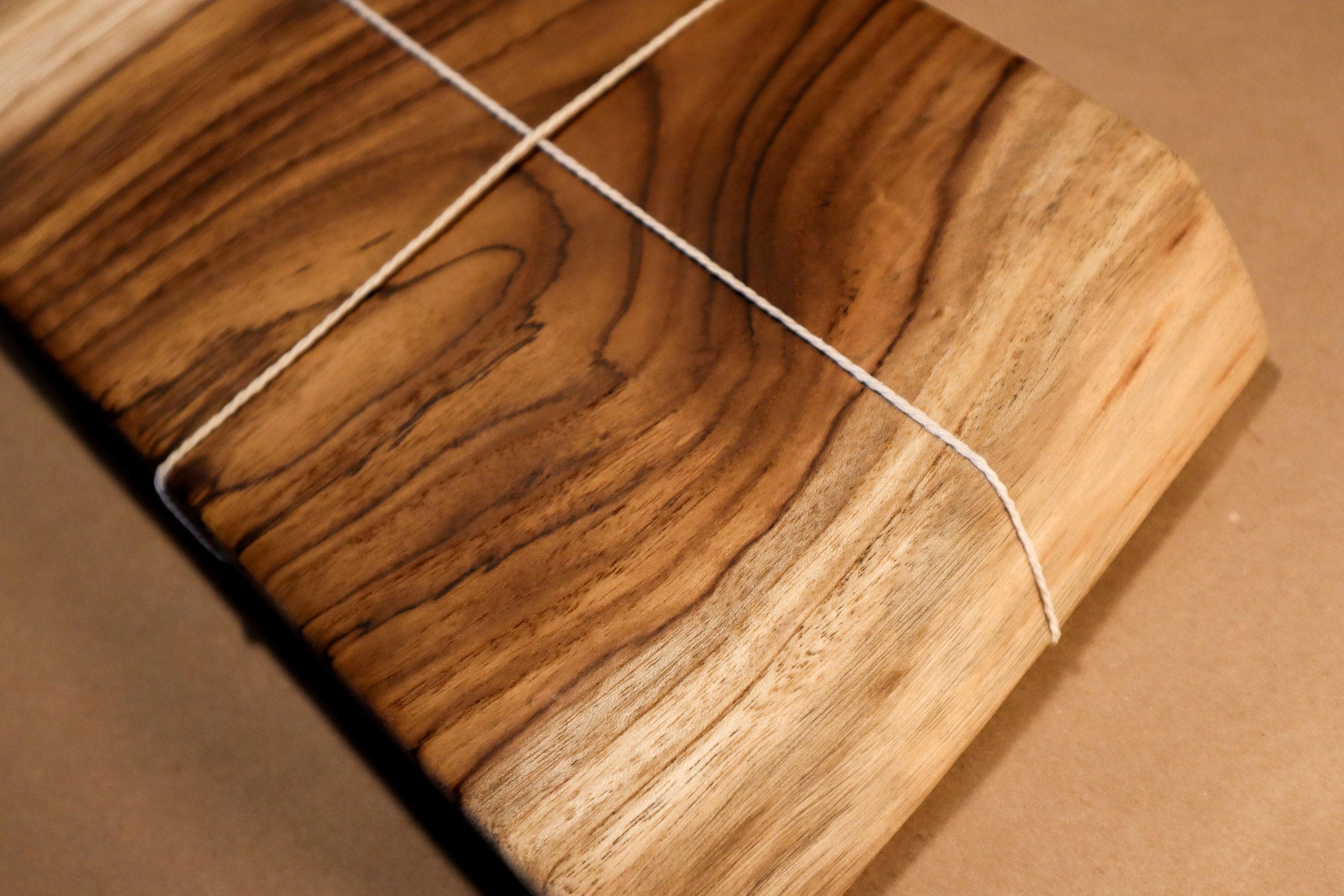 Live Edge Teak Cutting Board