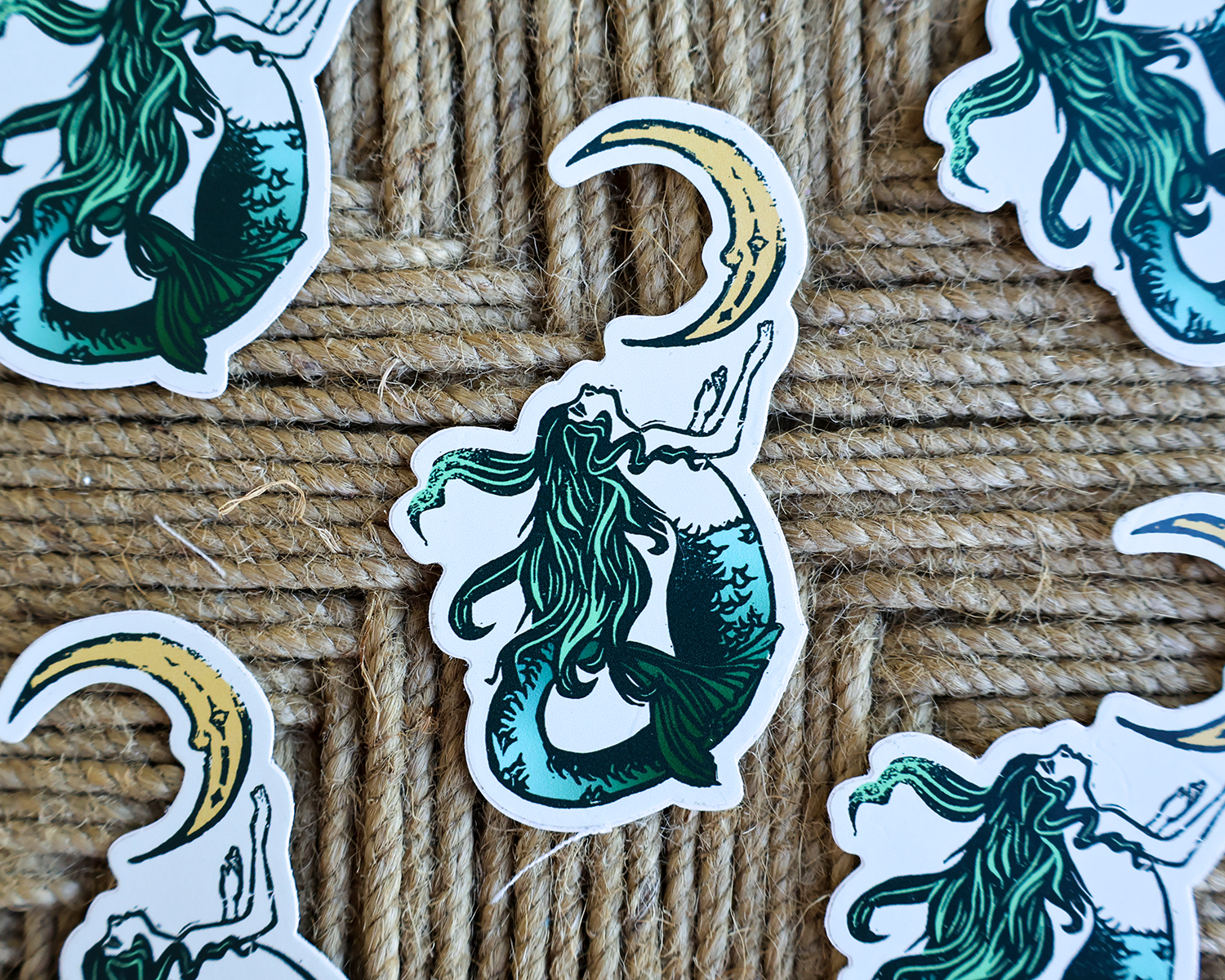 Siren Moon Sticker