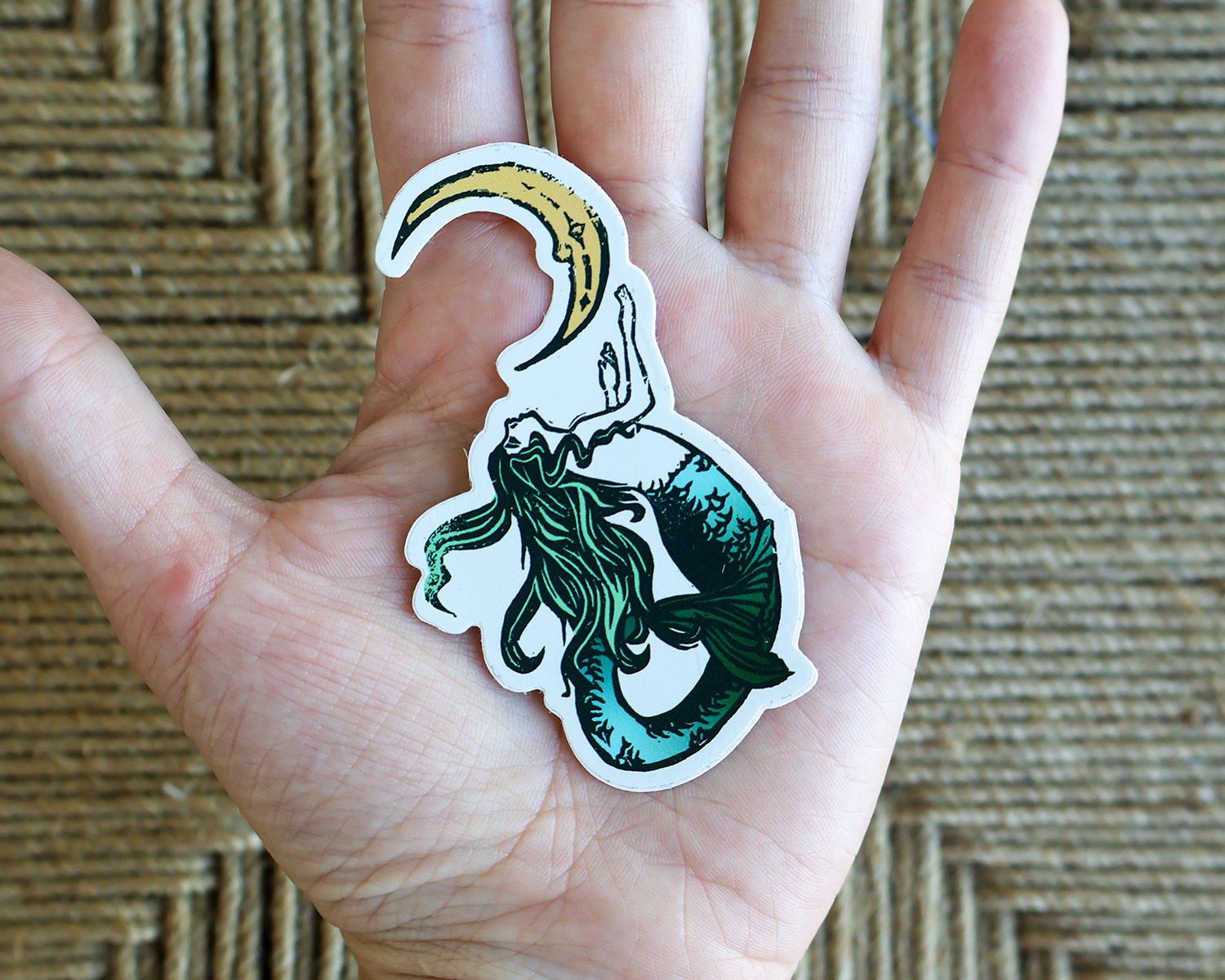 Siren Moon Sticker