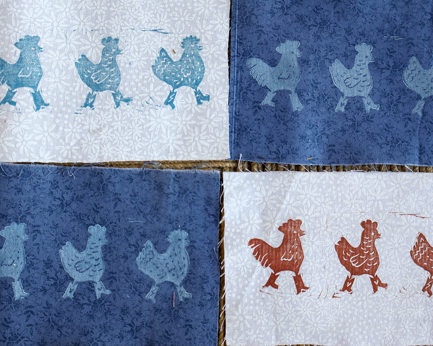 Chicken Sew-On Patch