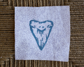Shark Tooth Sew-On Patch