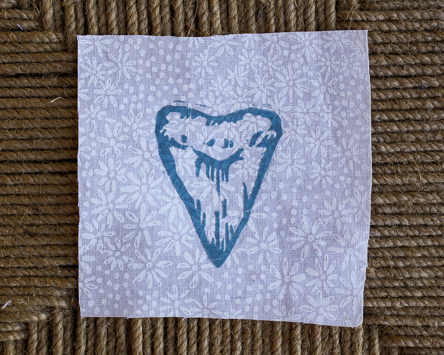 Shark Tooth Sew-On Patch