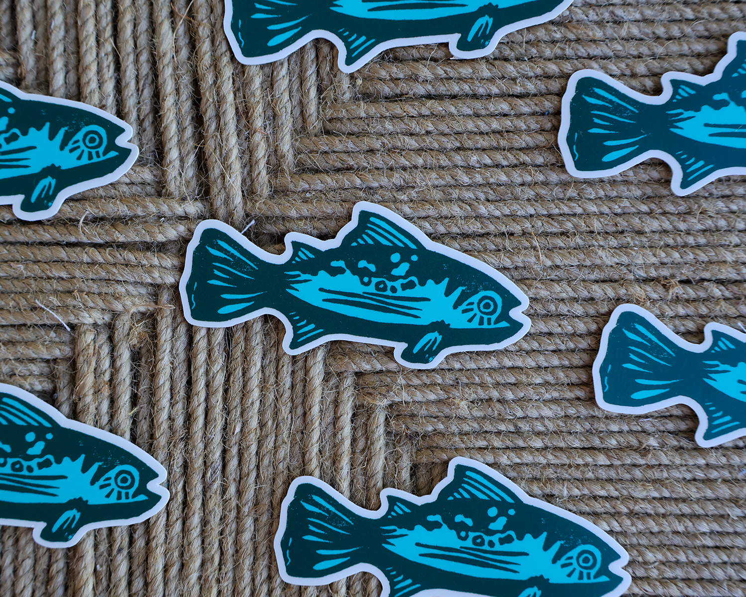 Trout Sticker