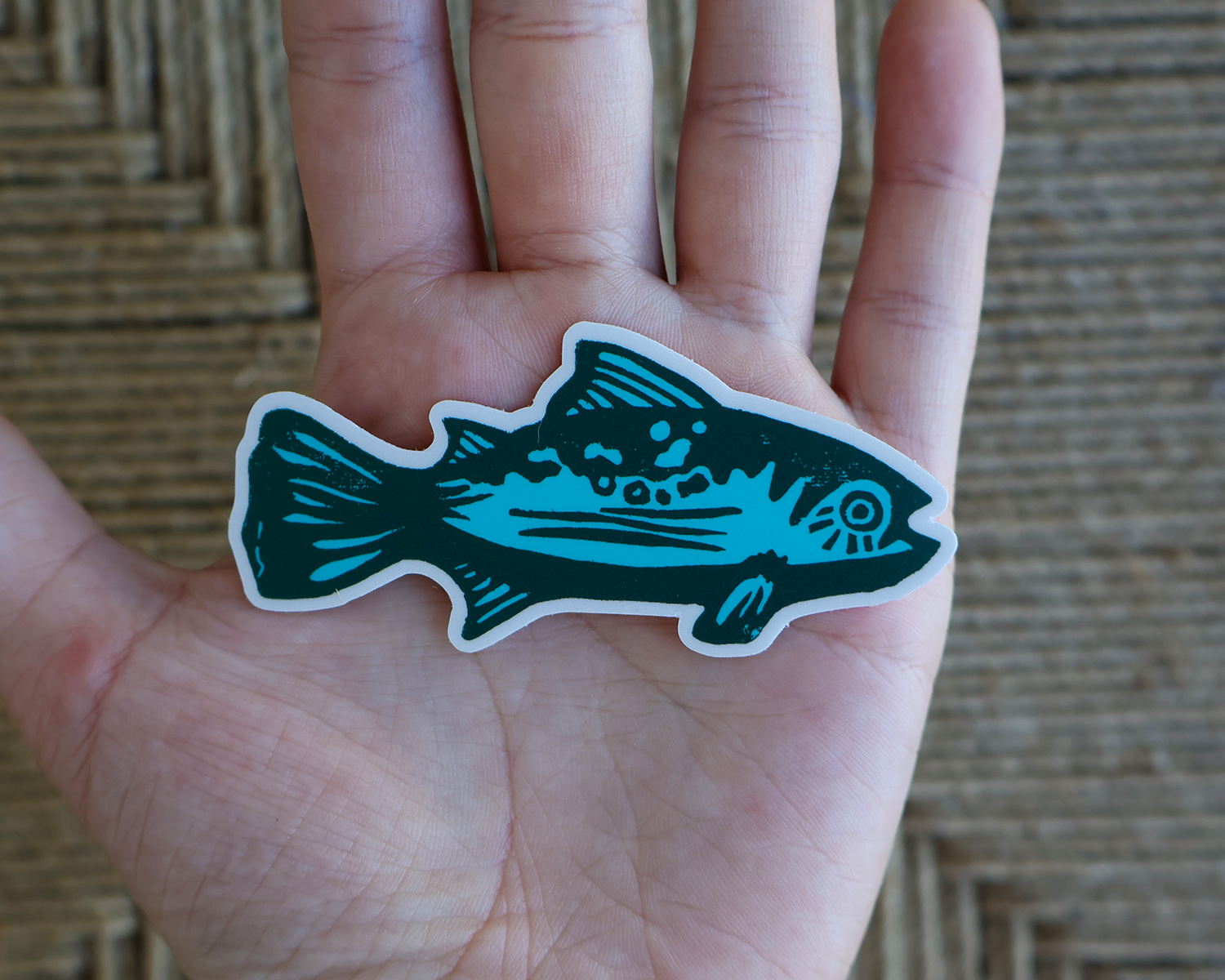 Trout Sticker