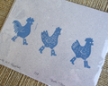 Chicken Linocut Print