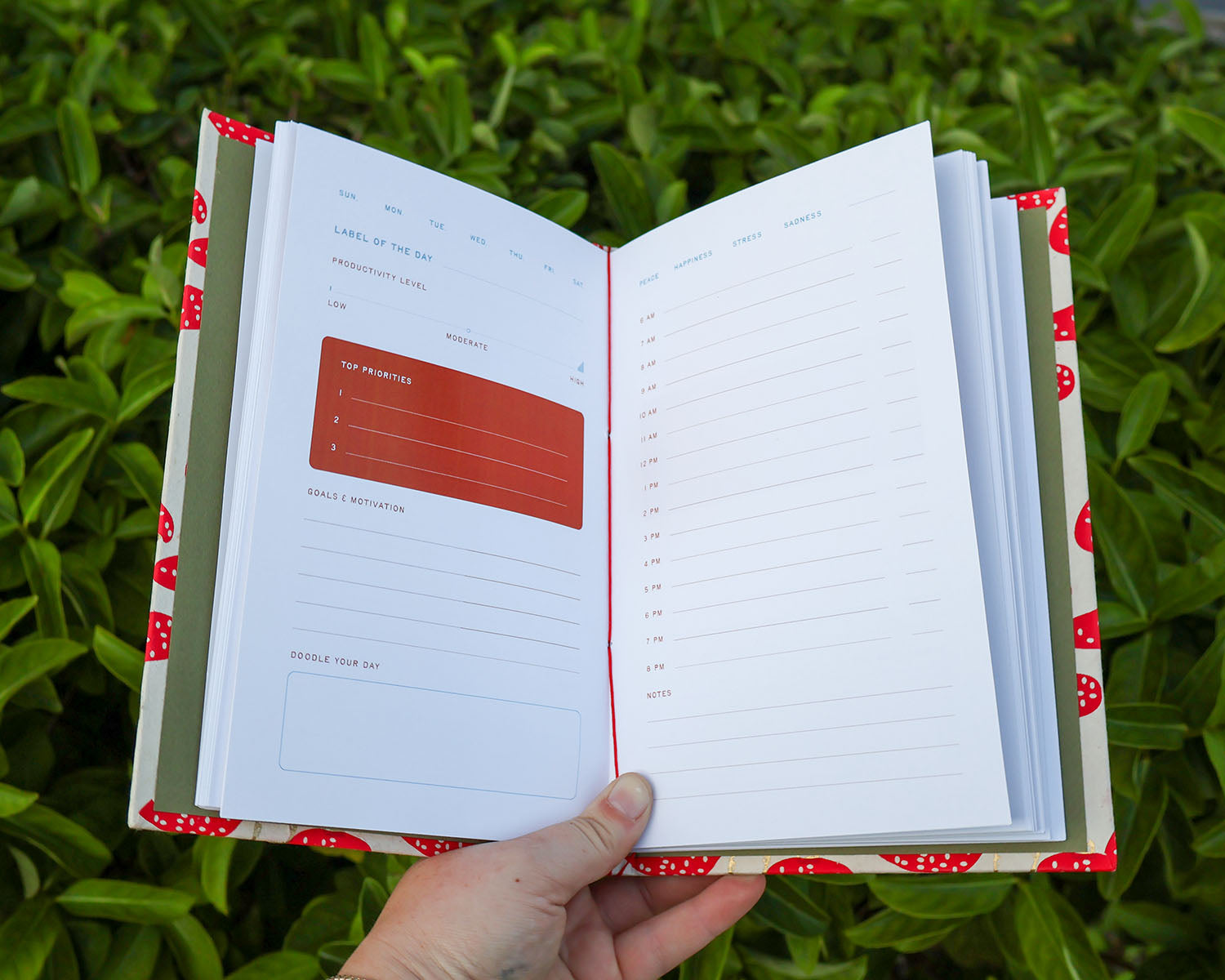 Mushroom Daily Planner