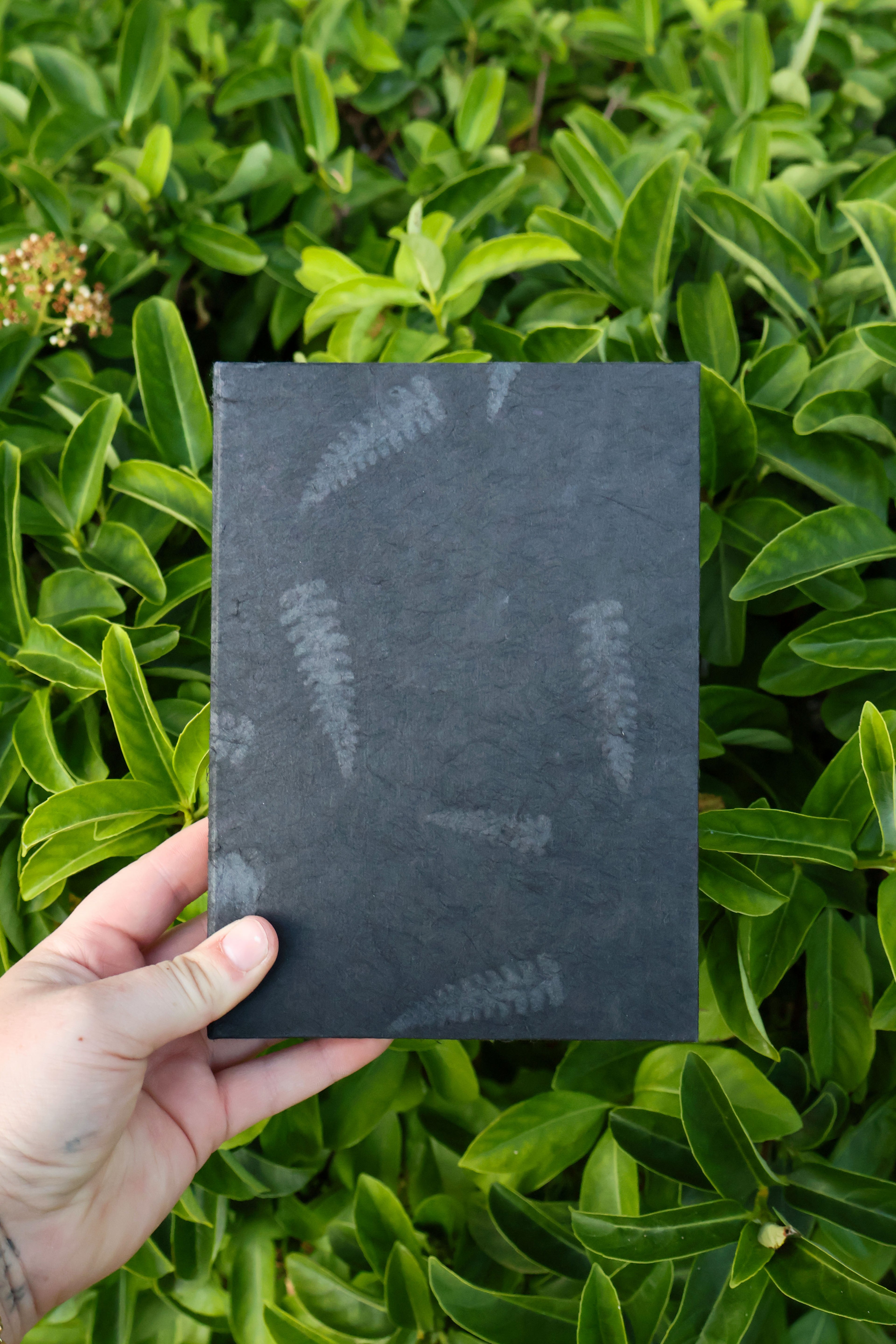 Floral Black Watercolor Sketchbook