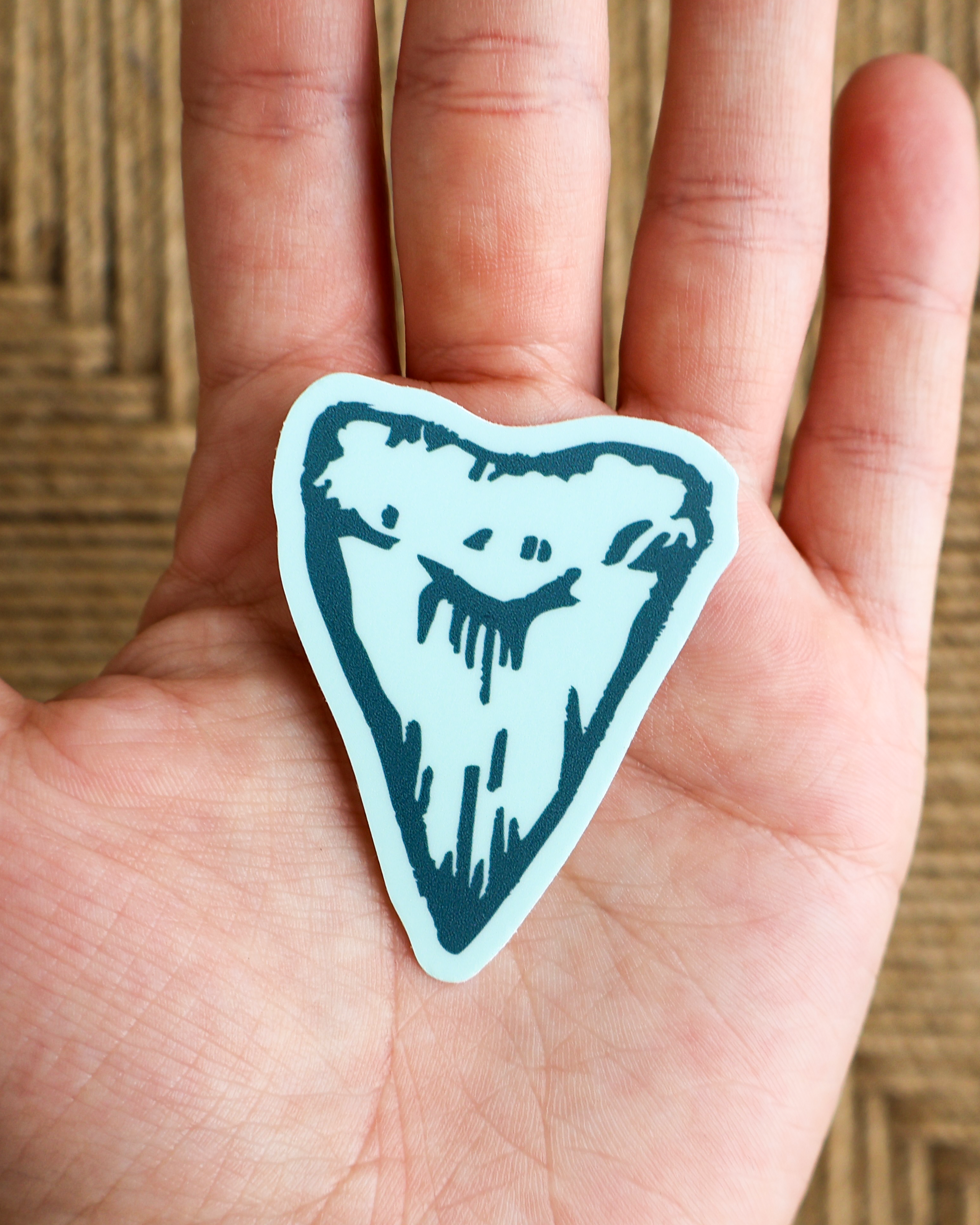 Shark Tooth Sticker