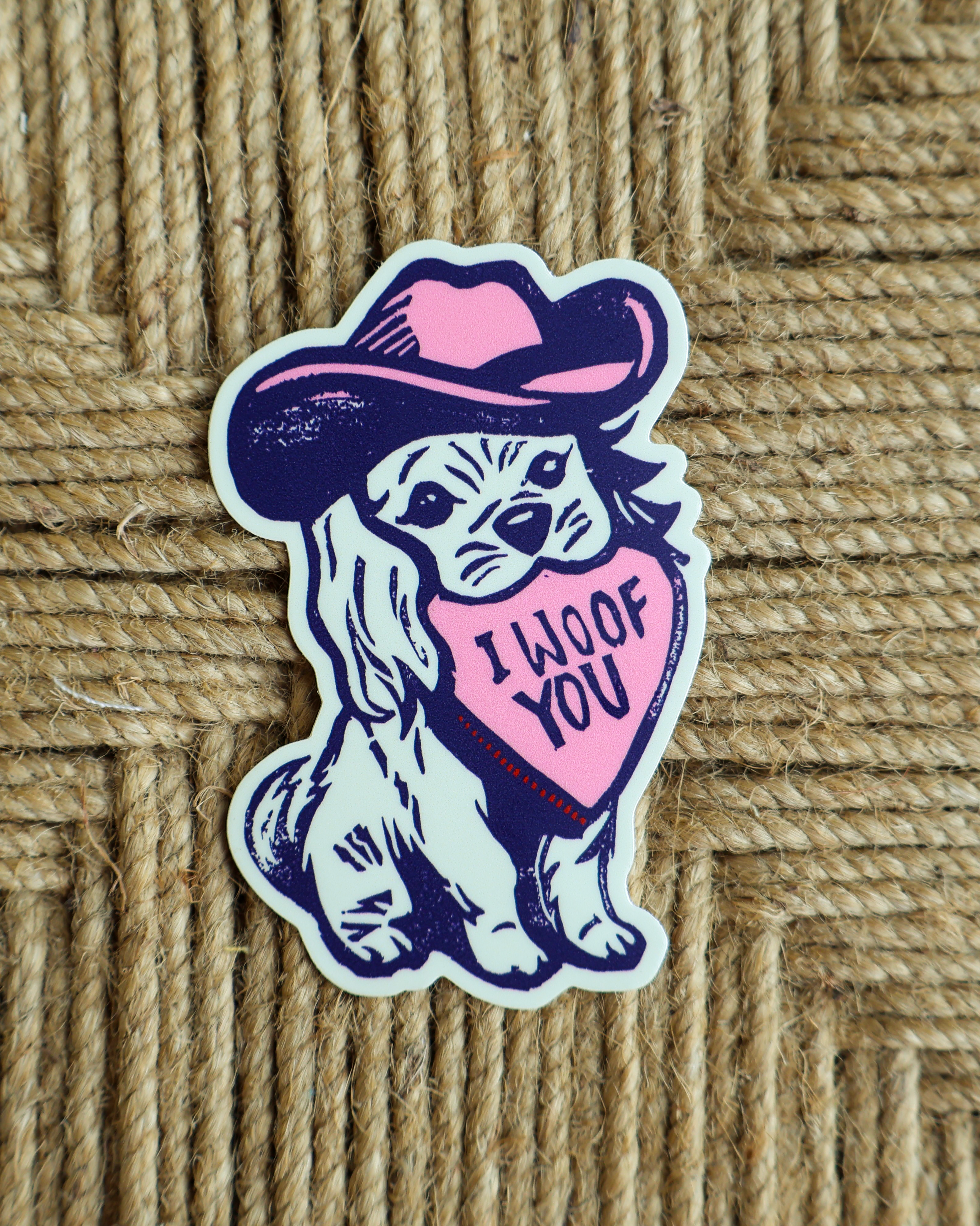 I Woof You Sticker