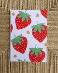 Strawberry & Star Greeting Card