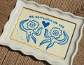 Framed How Lucky Linocut Print