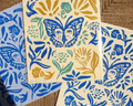 Metamorphosis Linocut Print