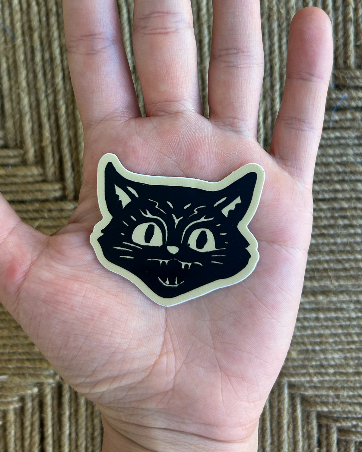 Scaredy Cat Sticker