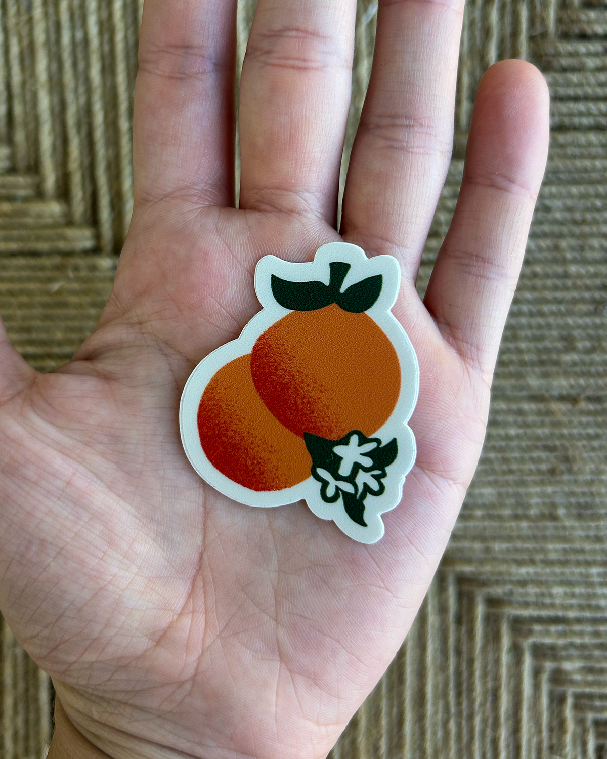 Orange Sticker