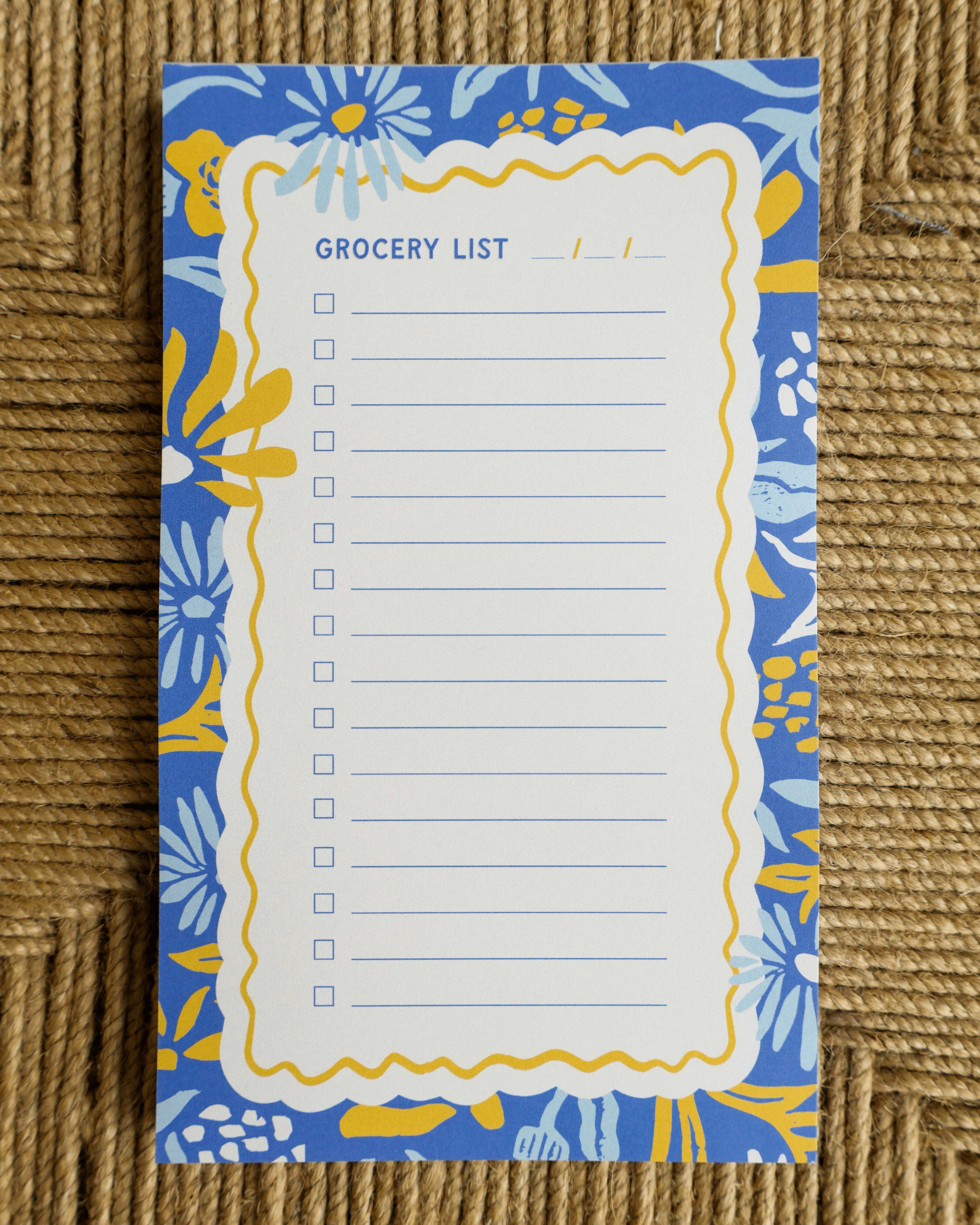 Floral Grocery List