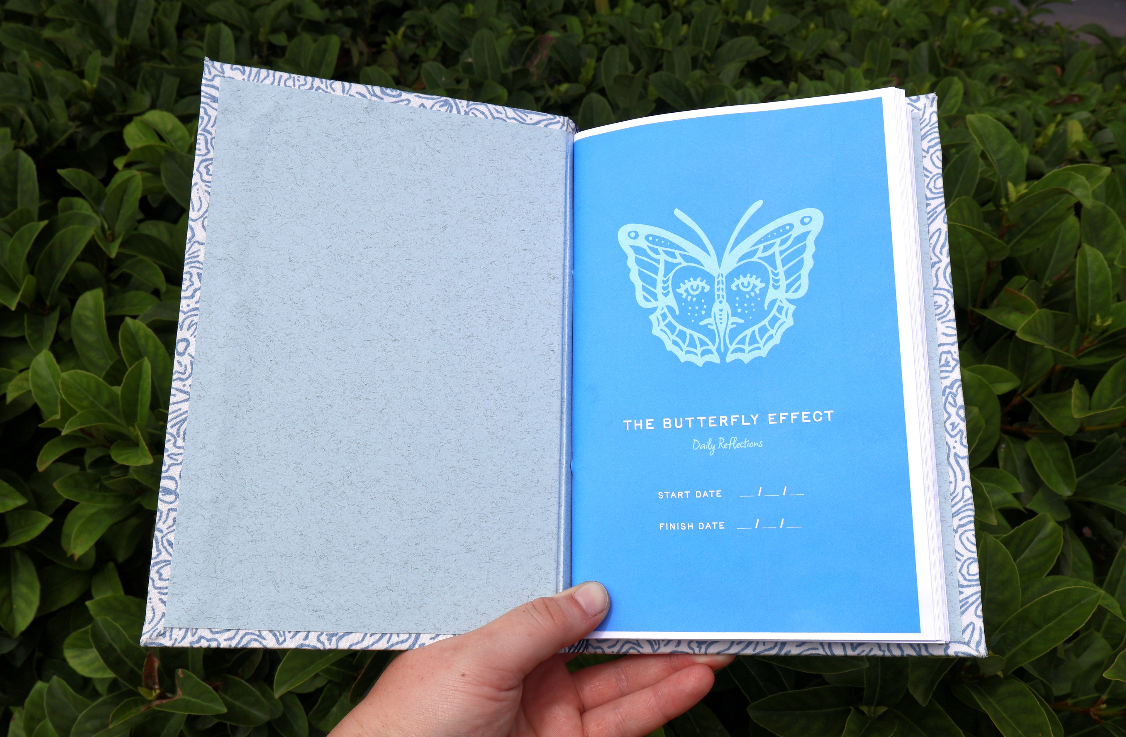 Floral Butterfly Effect Reflections Log