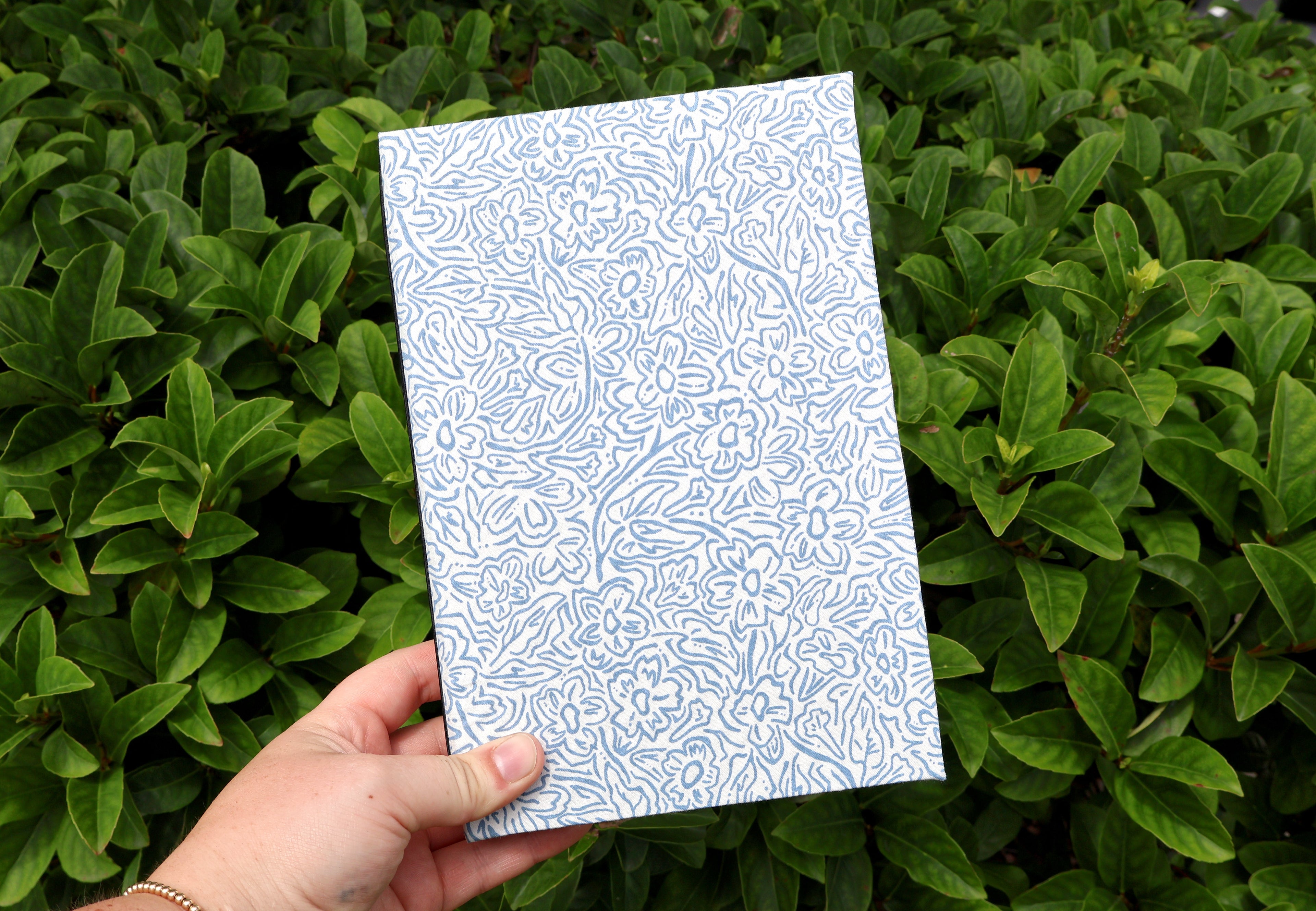 Floral Fabric Refillable Journal