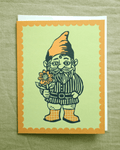 Charles the Gnome Greeting Card