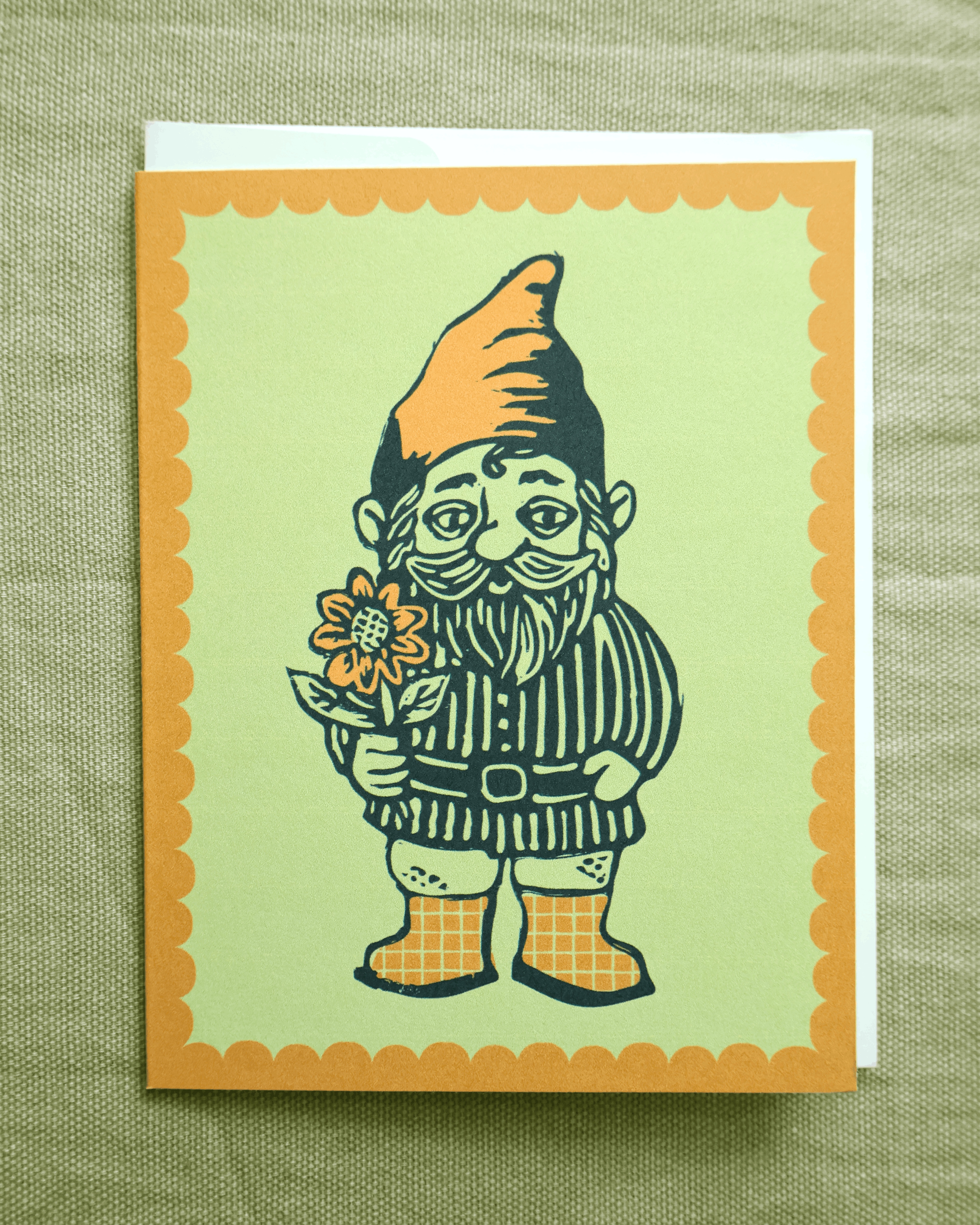 Charles the Gnome Greeting Card