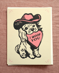 Woof You Greeting Card