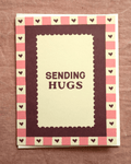 Sending Hugs Greeting Card