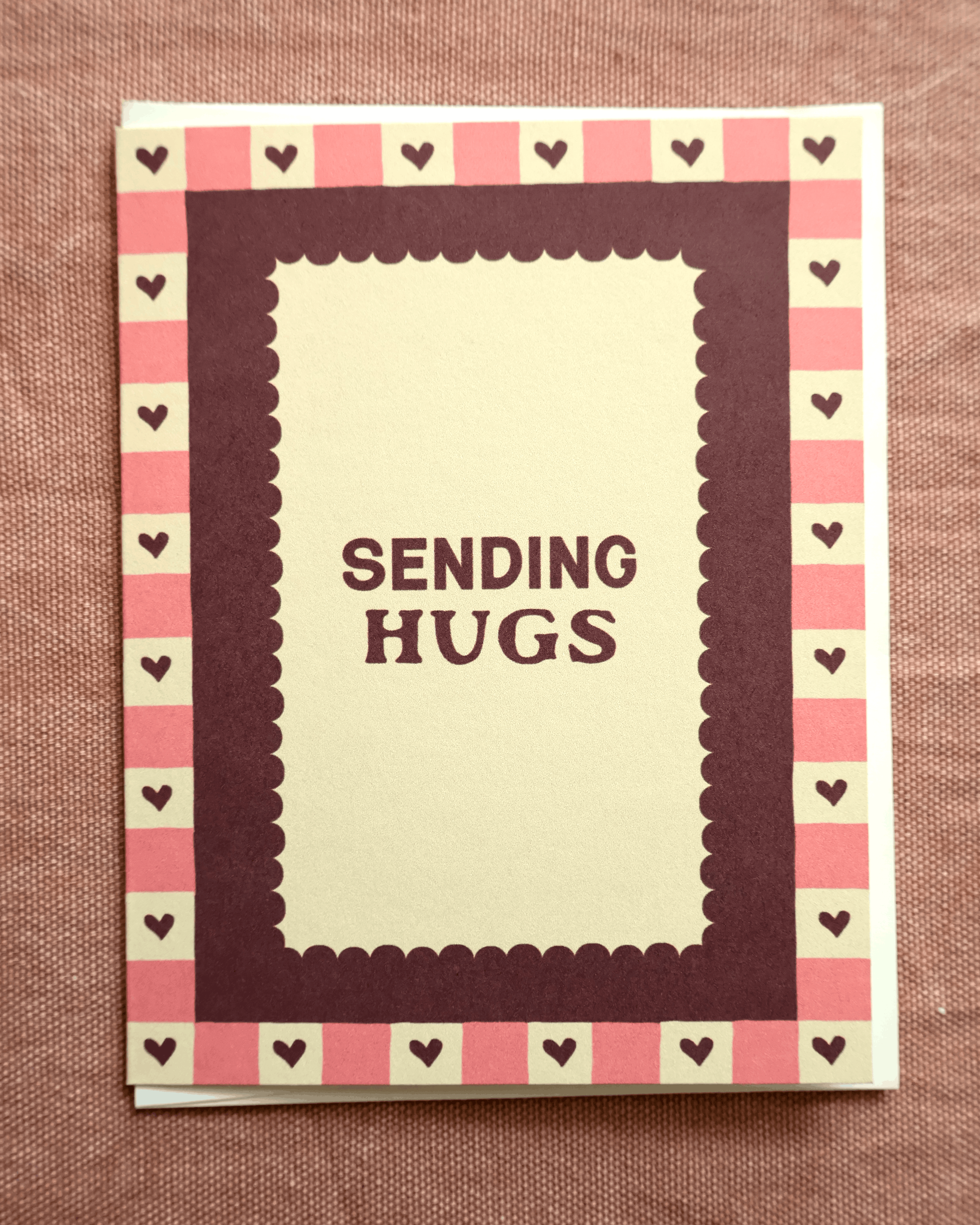 Sending Hugs Greeting Card