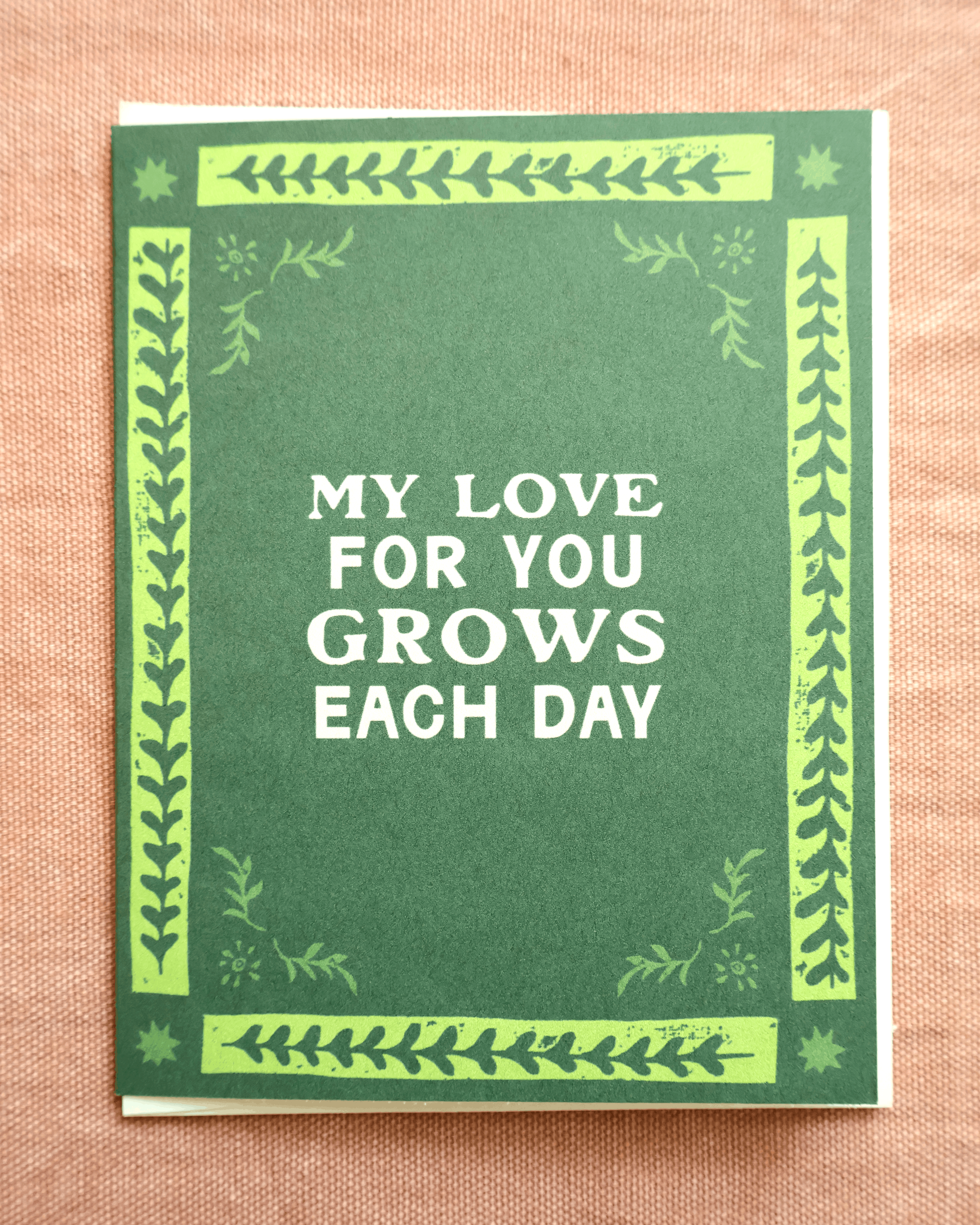 Love Grows Greeting Card