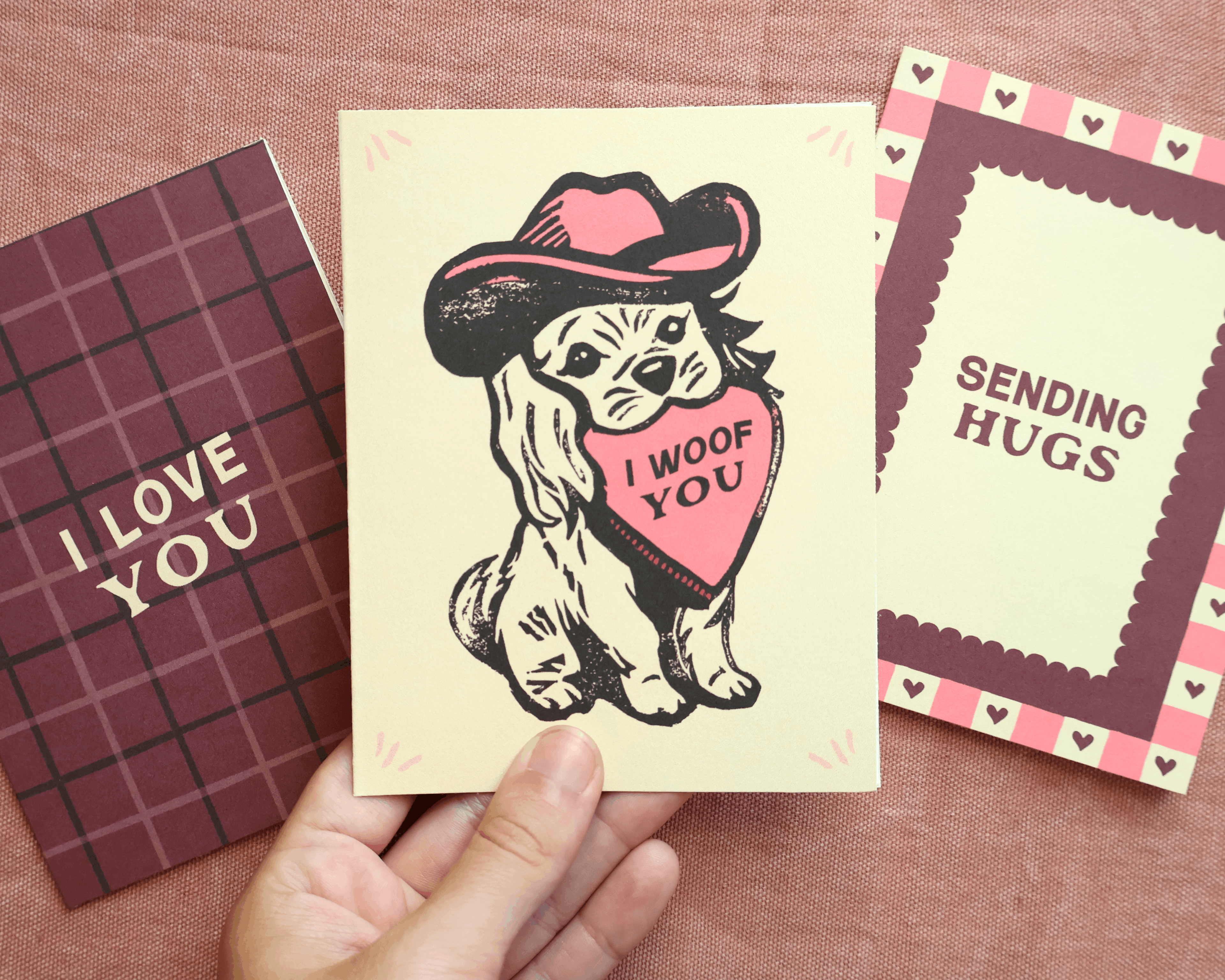 Woof You Greeting Card