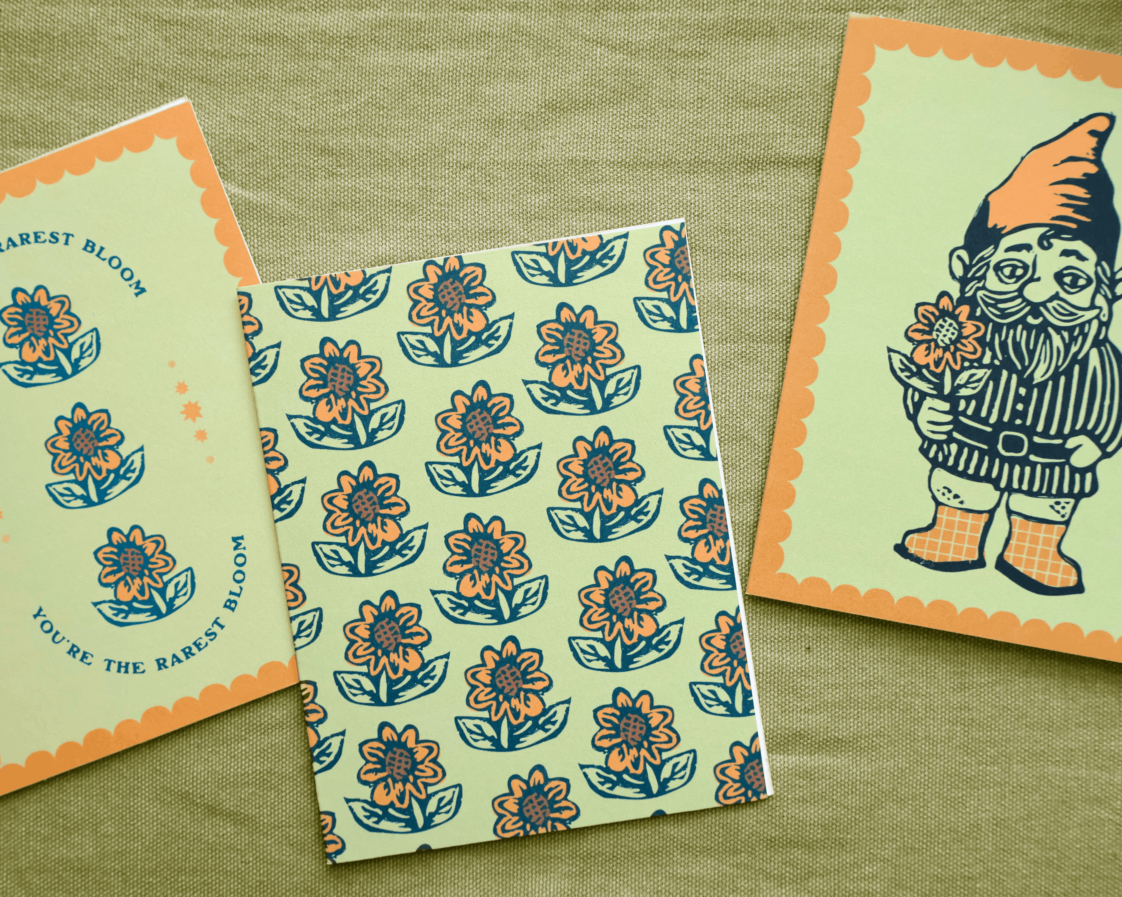 Charles the Gnome Greeting Card