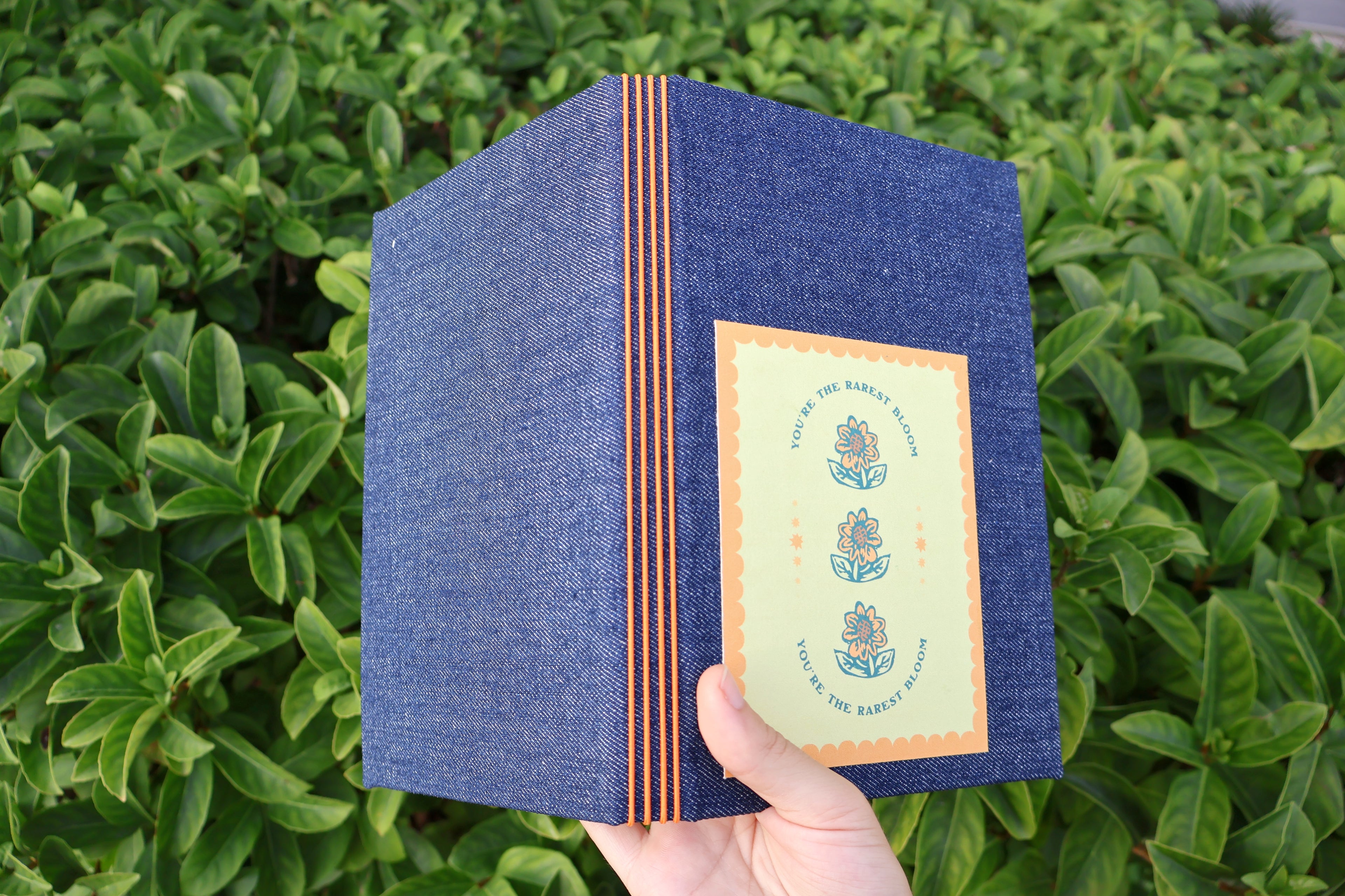 Denim Refillable Journal (rarest bloom)