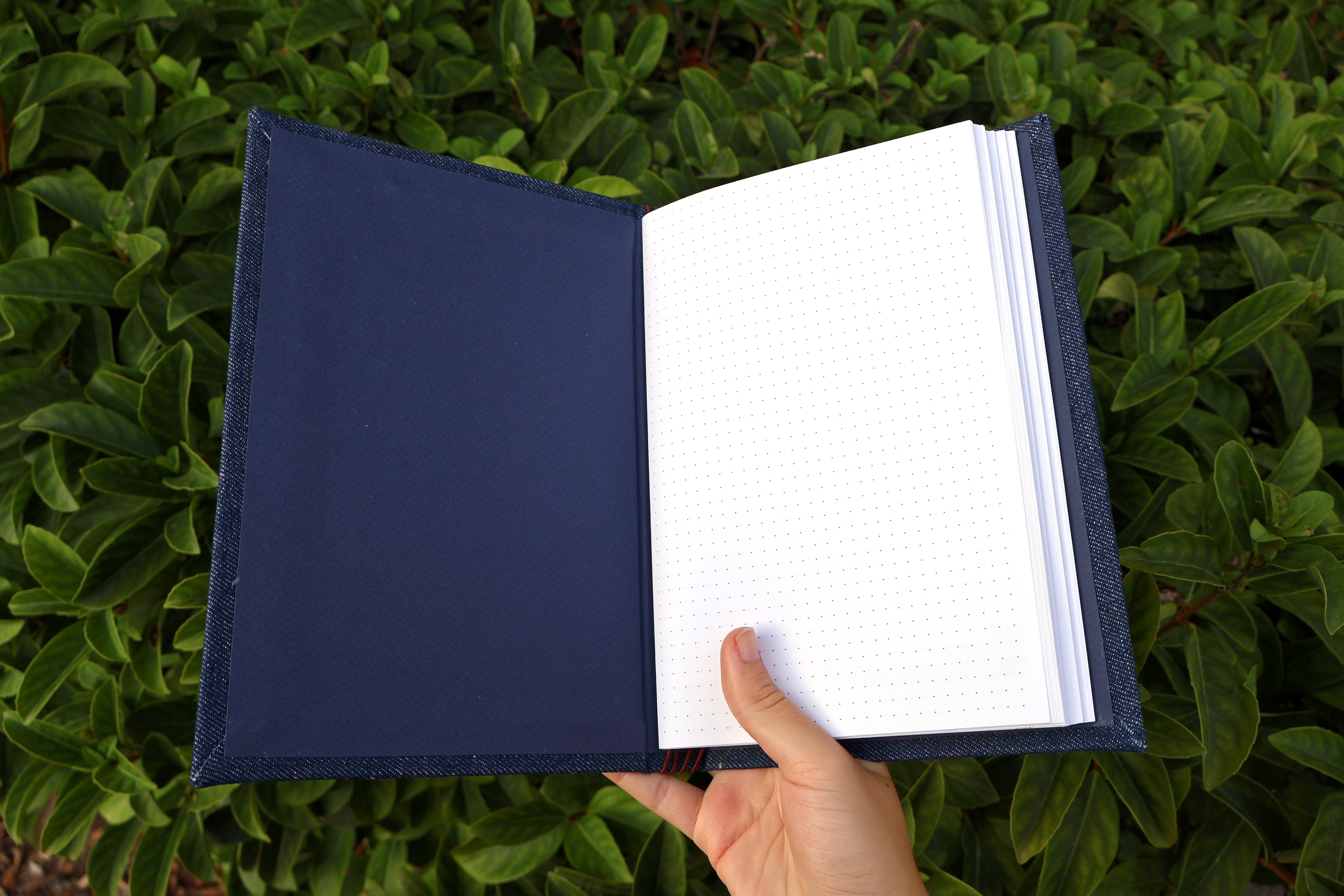Denim Refillable Journal (report card)