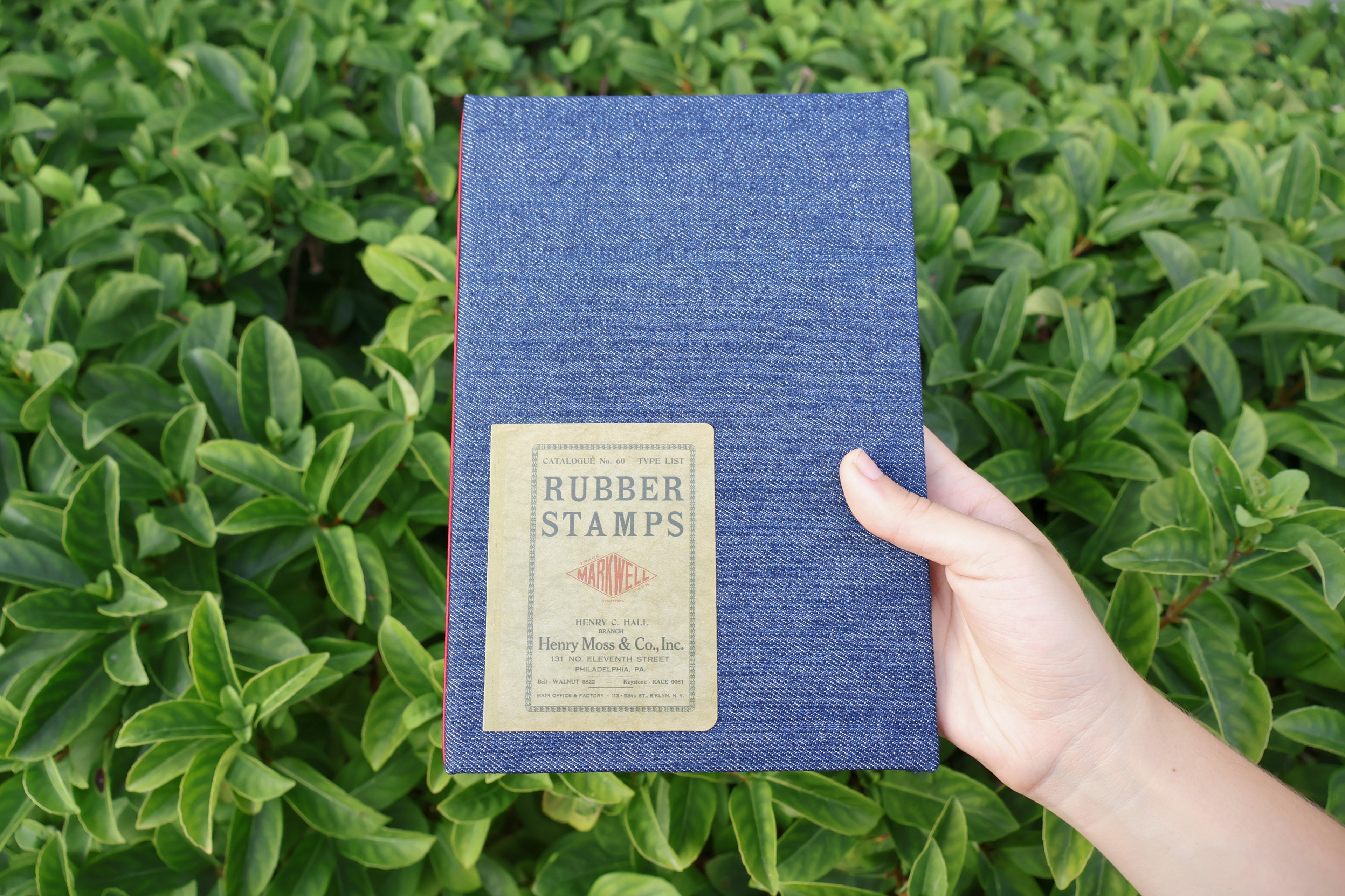Denim Refillable Journal (stamp)