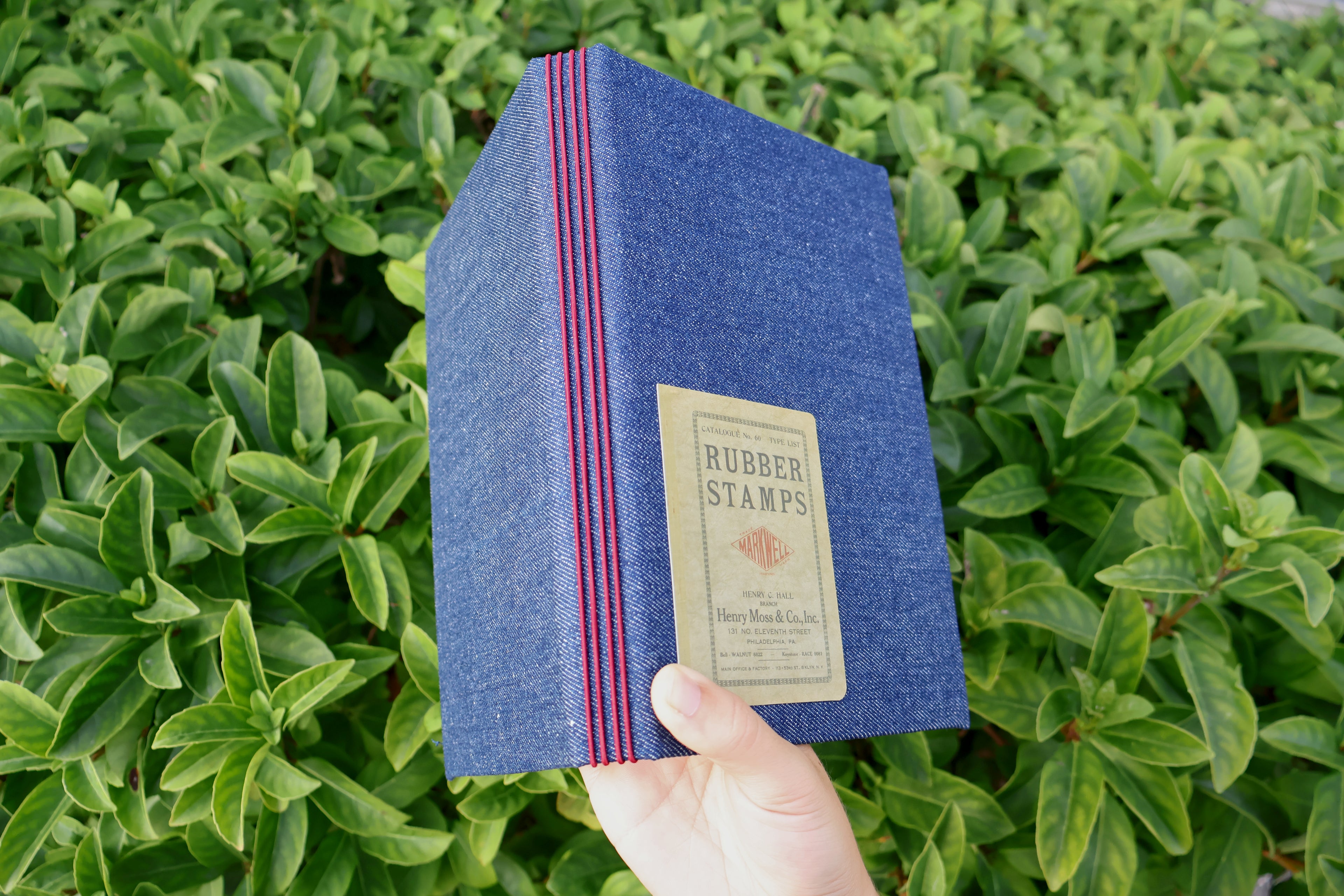 Denim Refillable Journal (stamp)