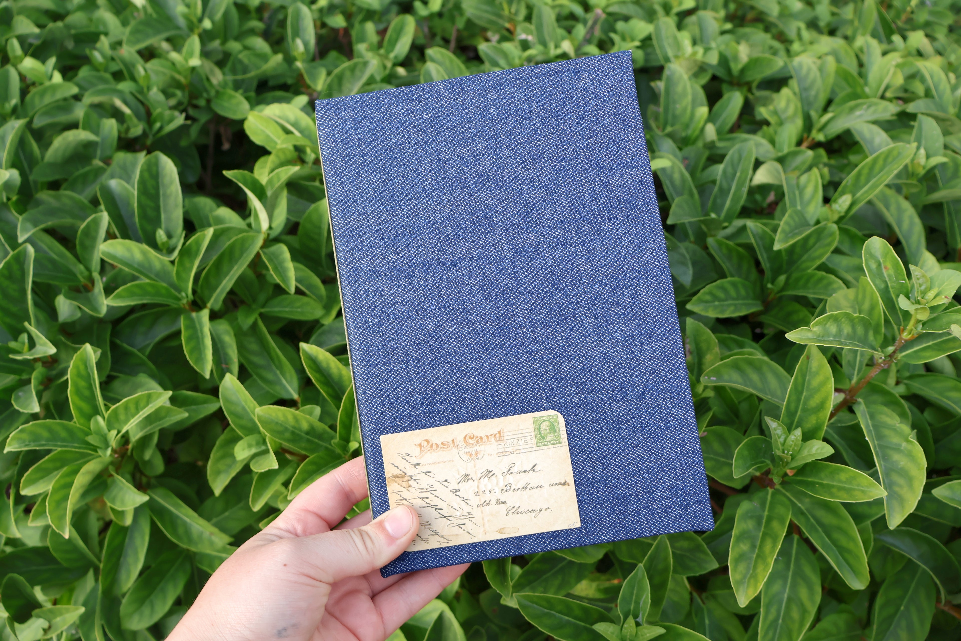Denim Refillable Journal (post card)