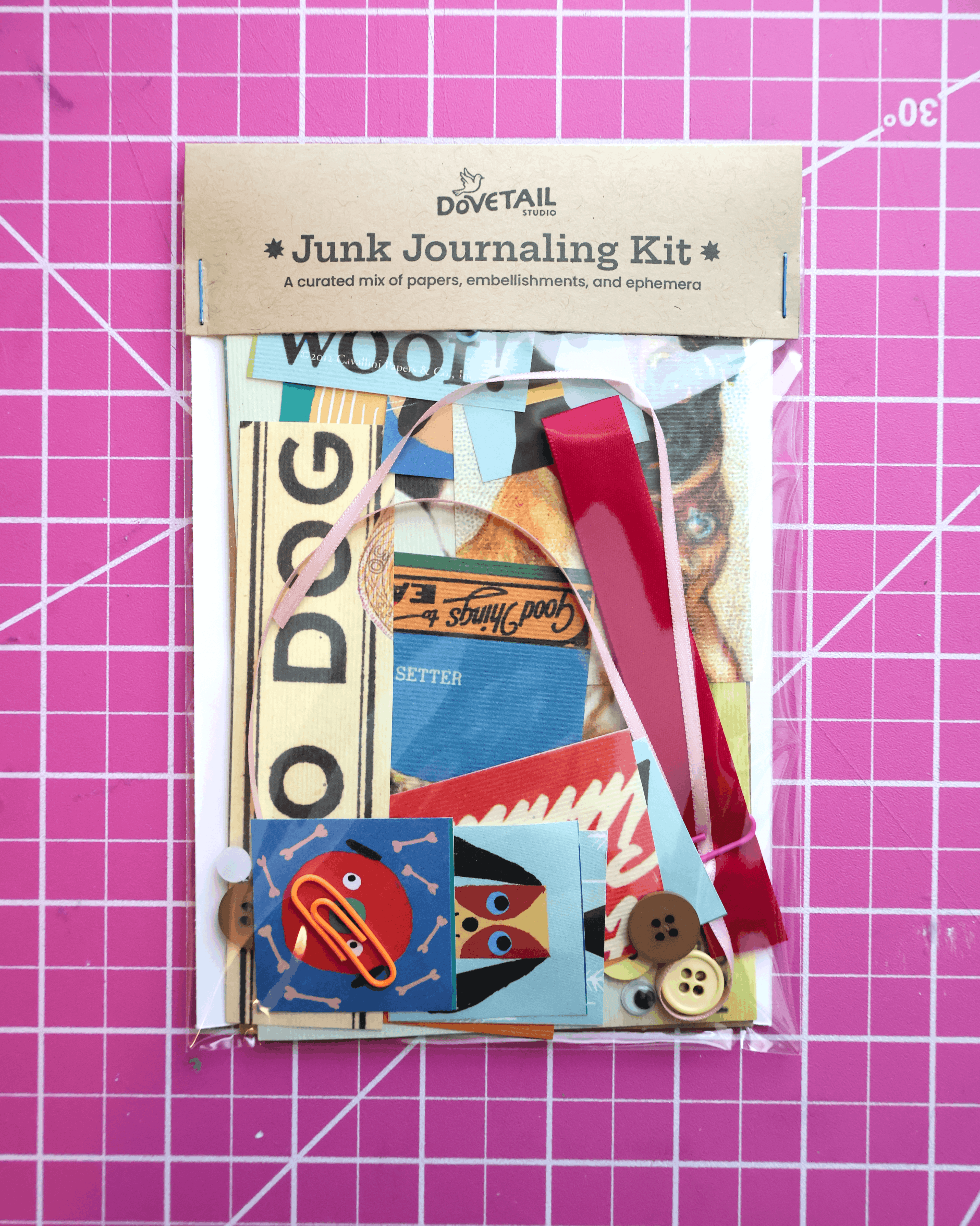 Junk Journaling Kit - Dog Theme