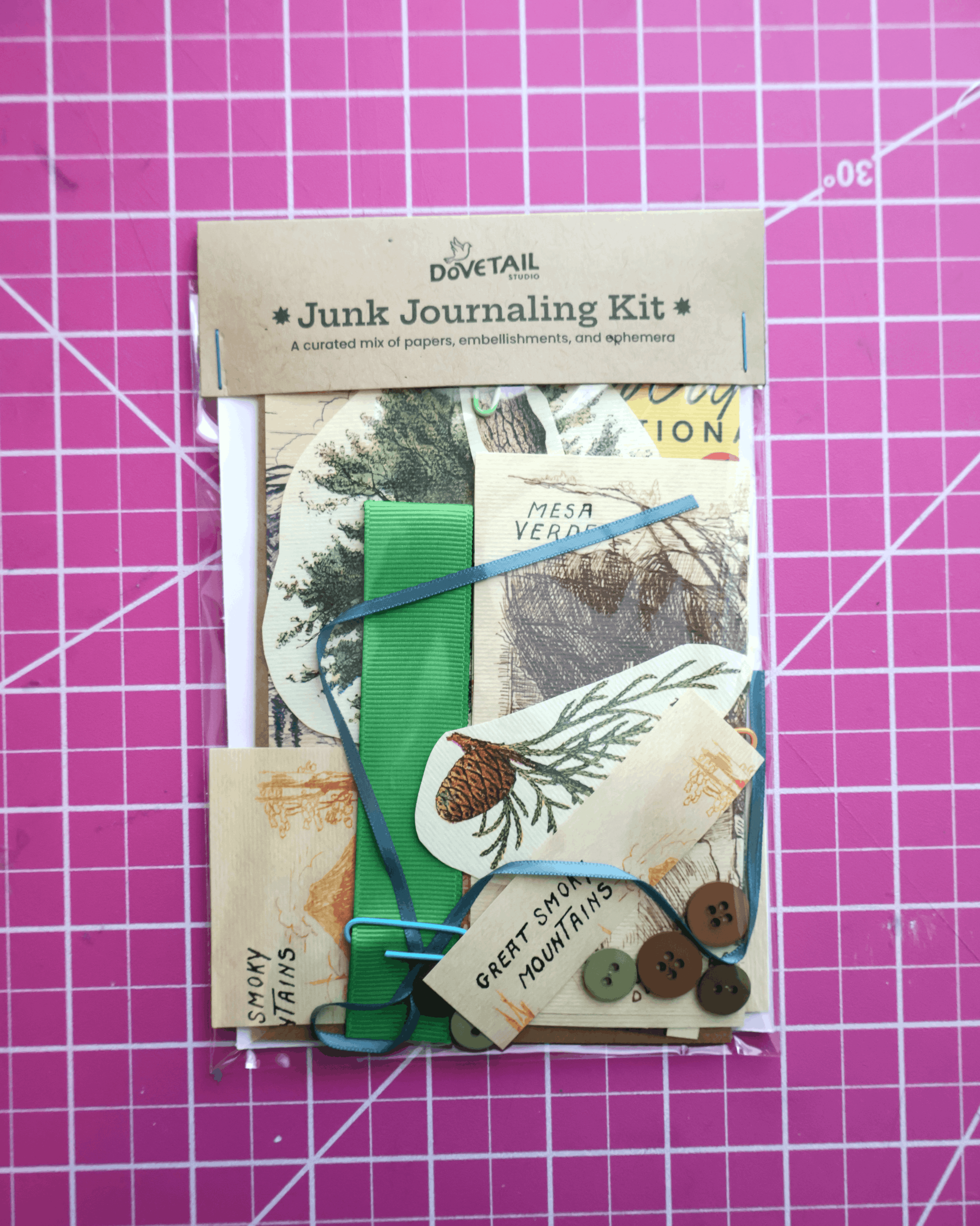 Junk Journaling Kit - National Parks Theme