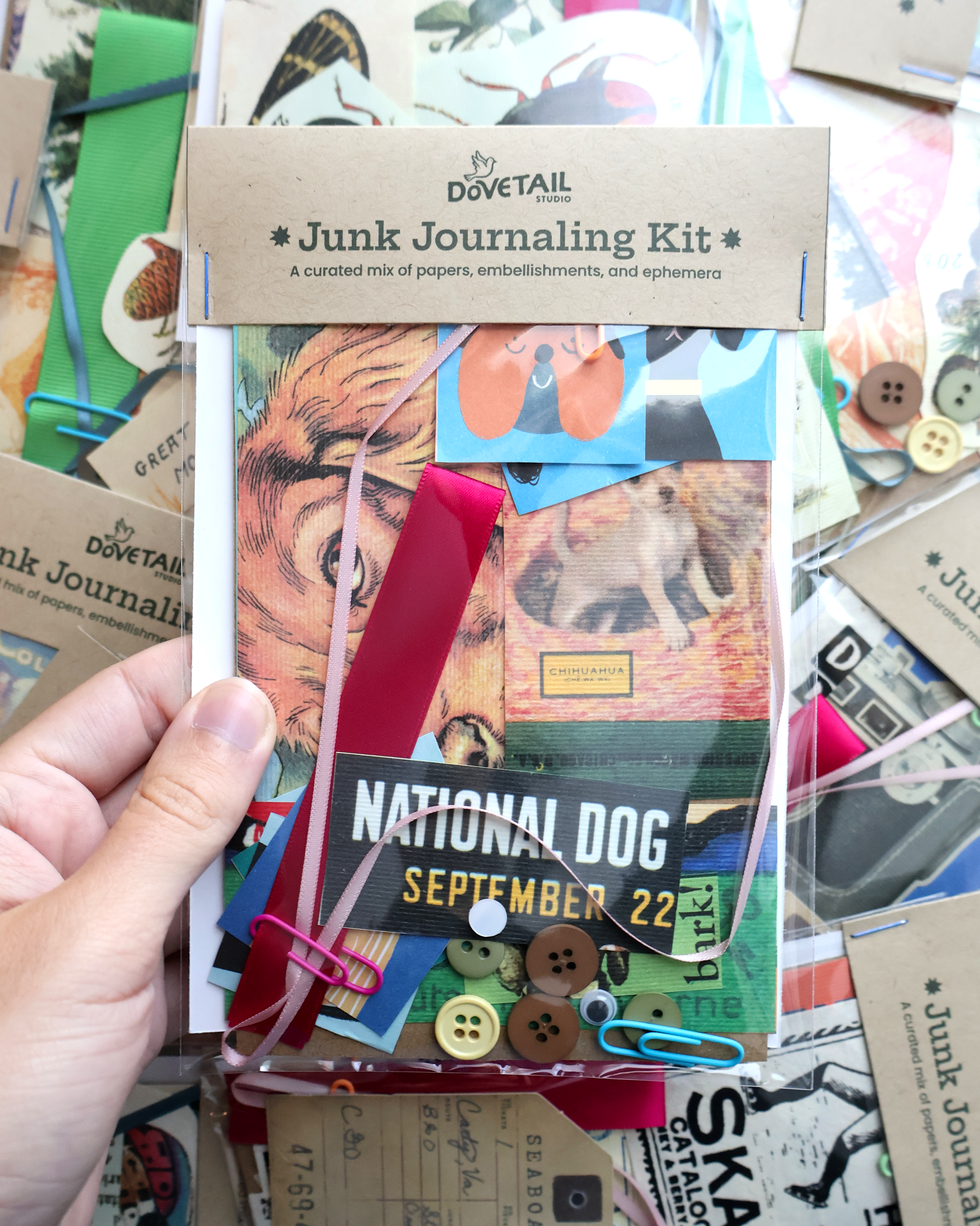 Junk Journaling Kit - Dog Theme