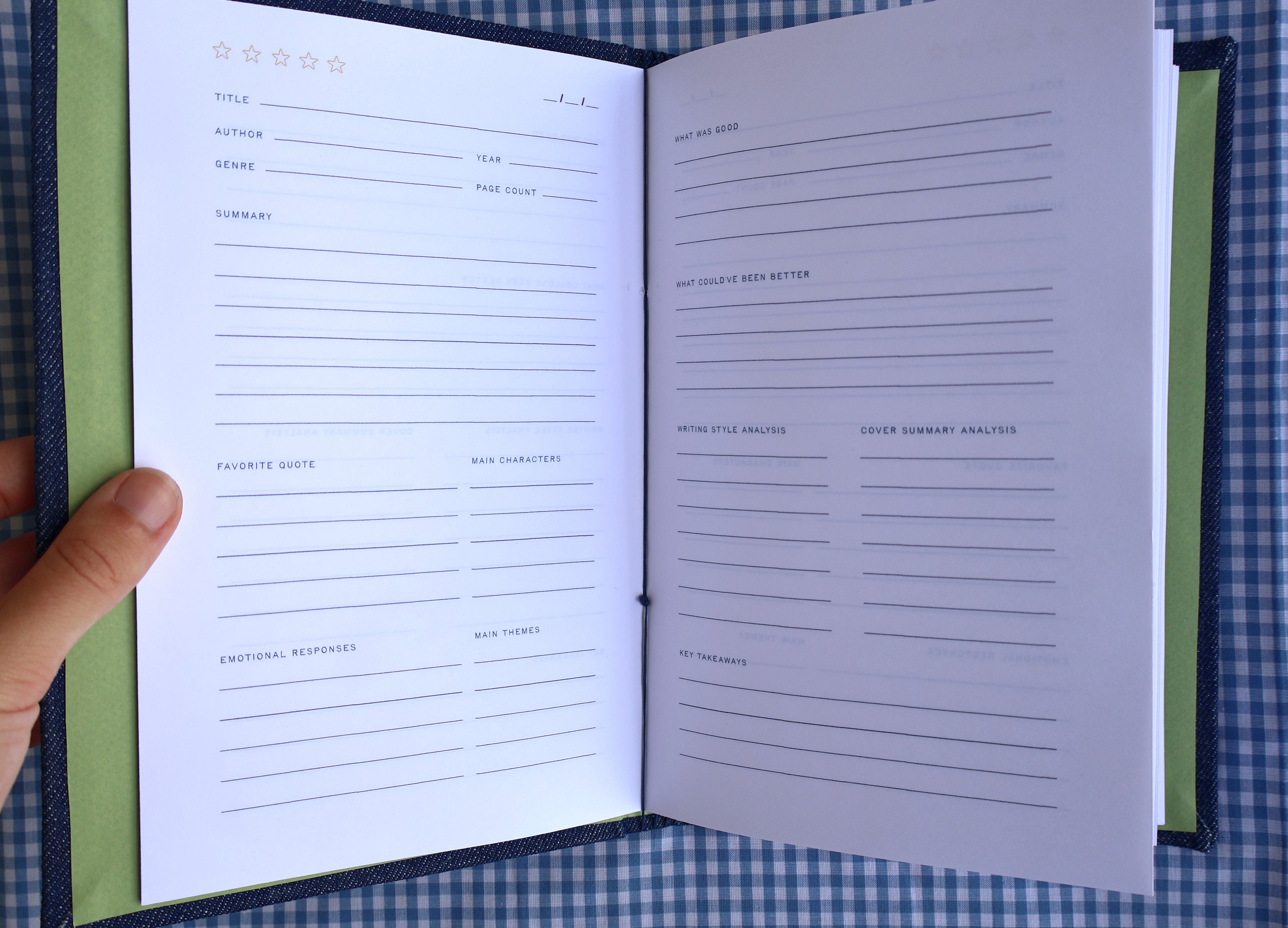 Denim Reading Log - France
